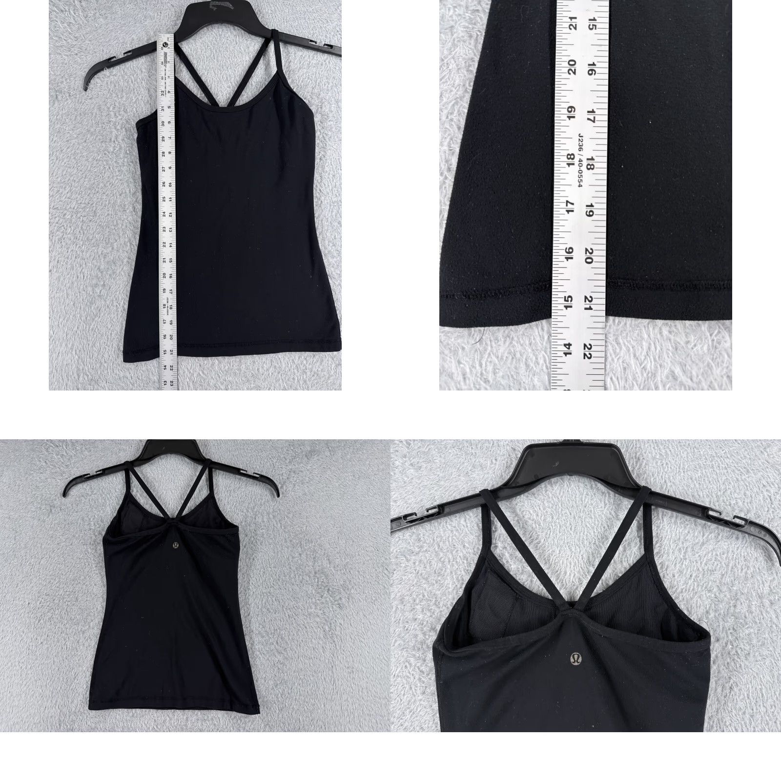 Lululemon Lululemon Shirt Women Tank Black Round Neck Racerback Strap Gym Yoga Workout READ Size XS / US 0-2 / IT 36-38 - 8 Thumbnail