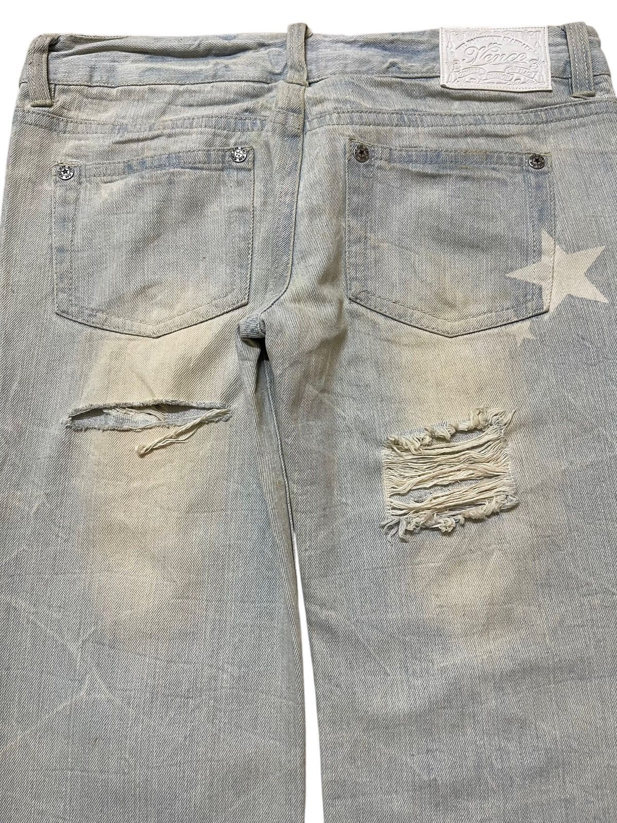 Hysteric Glamour Vintage Japanese Brand Mud Wash Distressed Painted Jeans Size US 32 / EU 48 - 6 Thumbnail