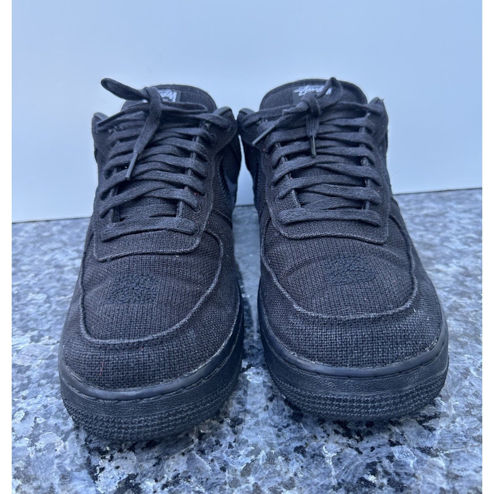 Nike Stussy x Nike Air Force 1 Low Triple Black (VNDS) - Size 12 Size US 12 / EU 45 - 3 Thumbnail