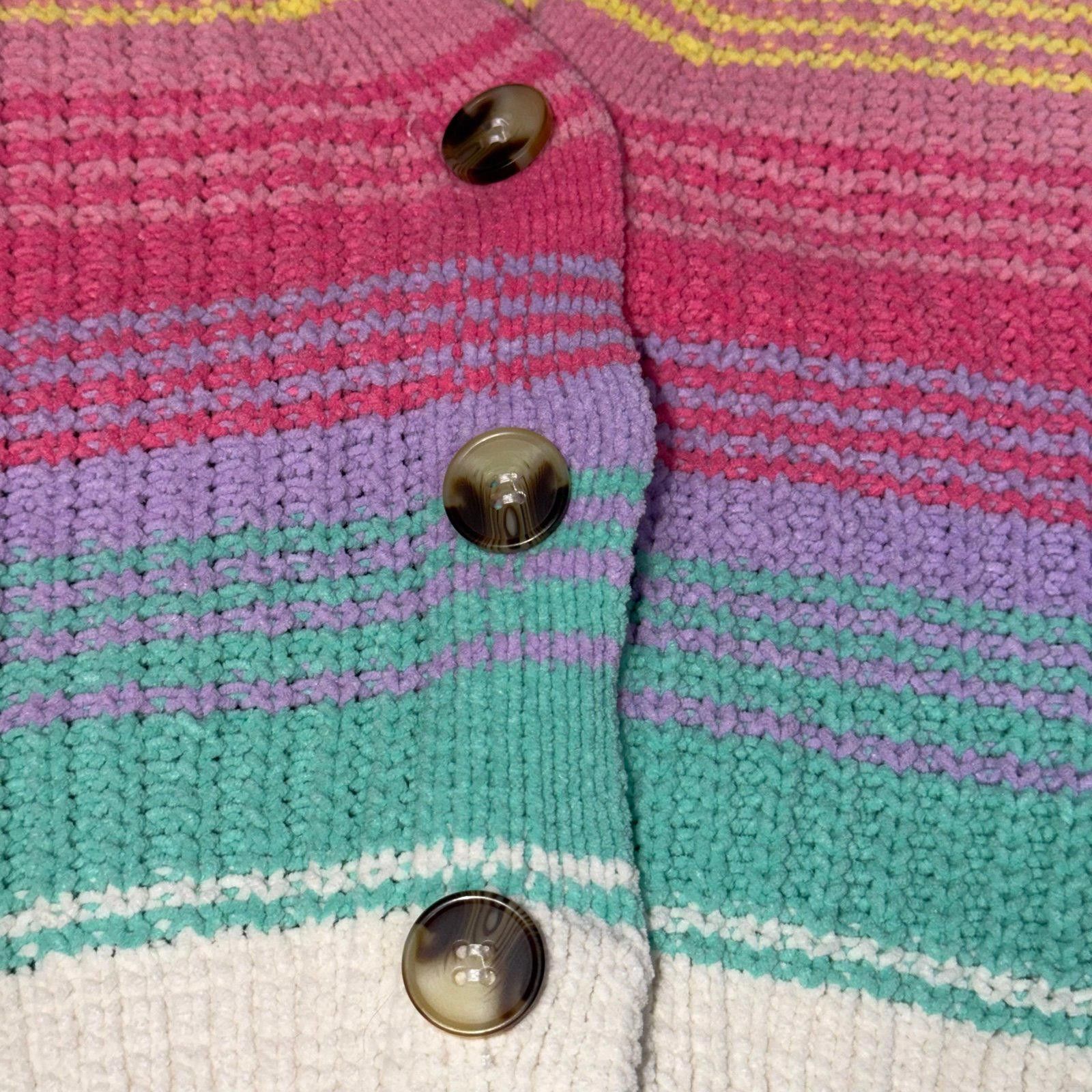 Other H&M Girls 2T Rainbow Striped Cardigan and Gap Jeans Size 24" / US 00 / IT 34 - 6 Thumbnail