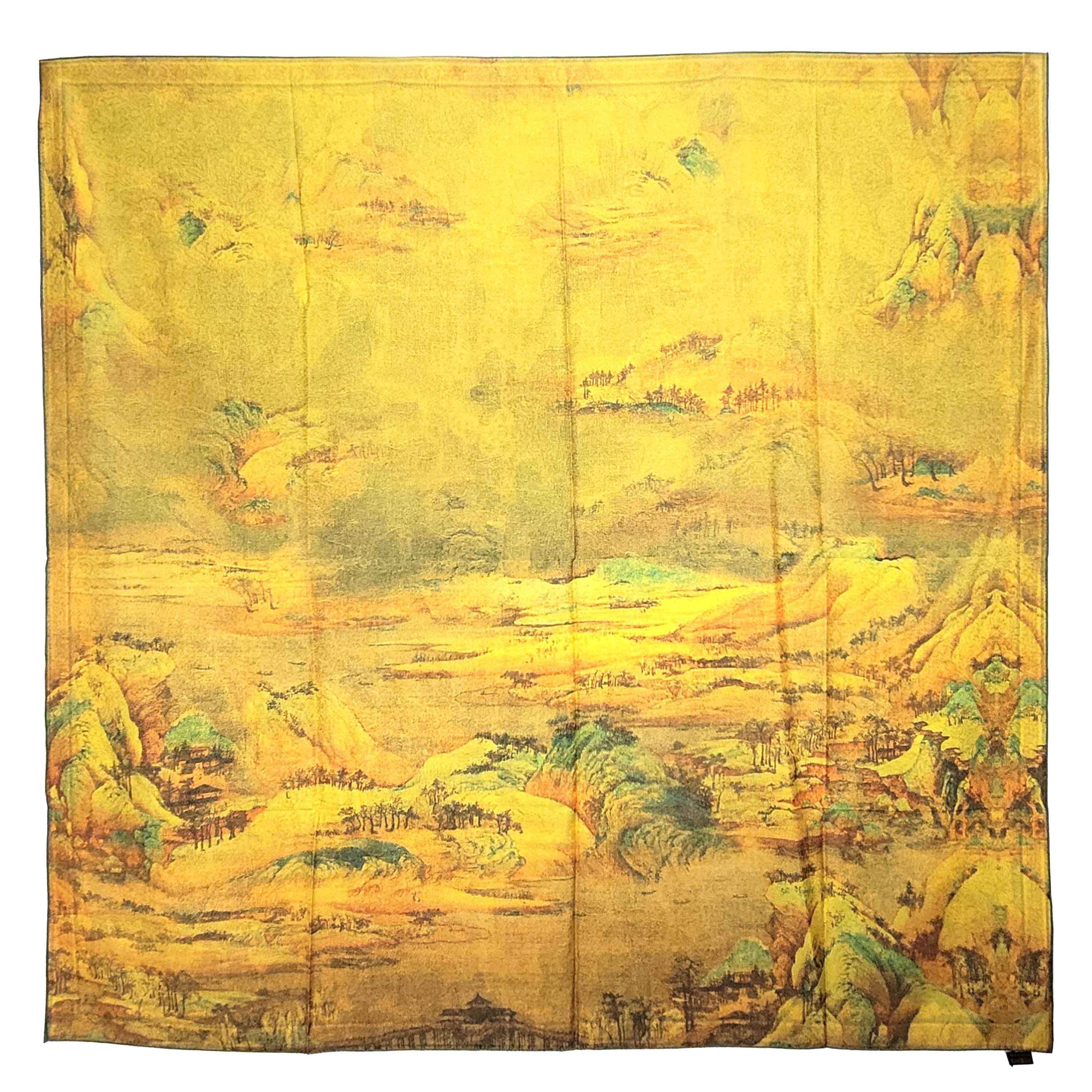 Other NWT Double Sided Silk Scarf 52"x52" Large Square Wrap 3228 Size ONE SIZE - 3 Thumbnail