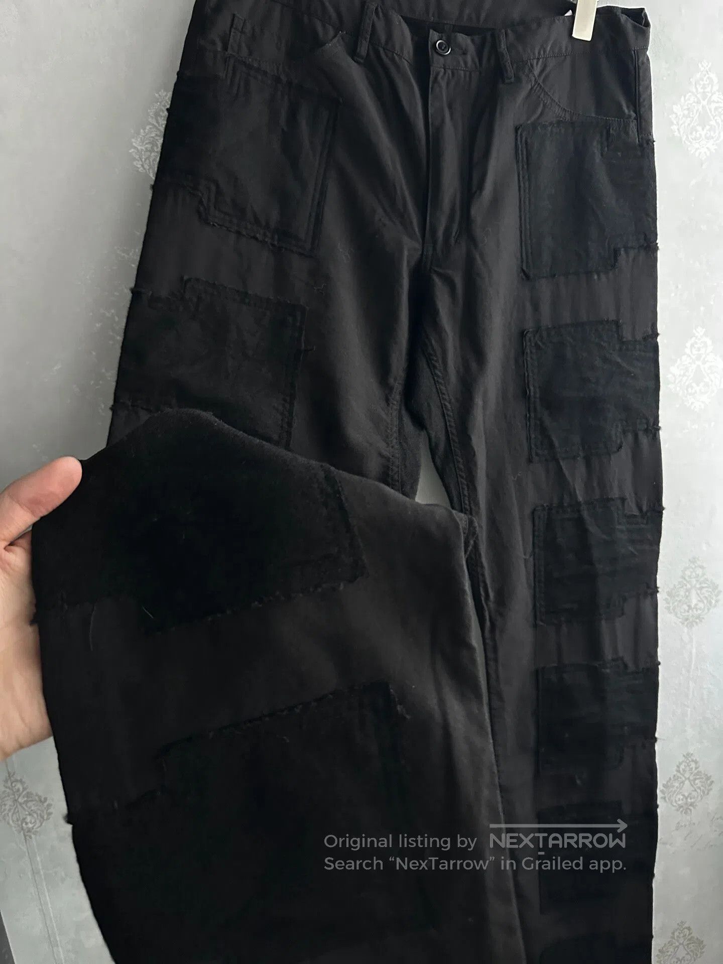Comme des Garcons Comme des Garcons sizem homme plus Damaged Spliced Pants| Size US 32 / EU 48 - 4 Thumbnail