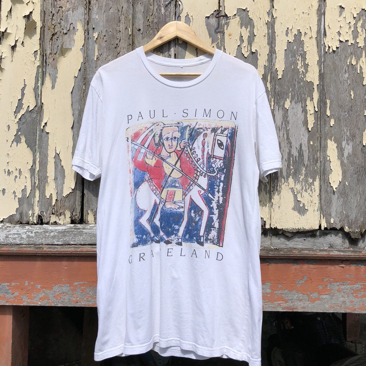 Band Tees Vintage y2k Art Paul Simon Graceland Tshirt Size US L / EU 52-54 / 3 - 1 Thumbnail