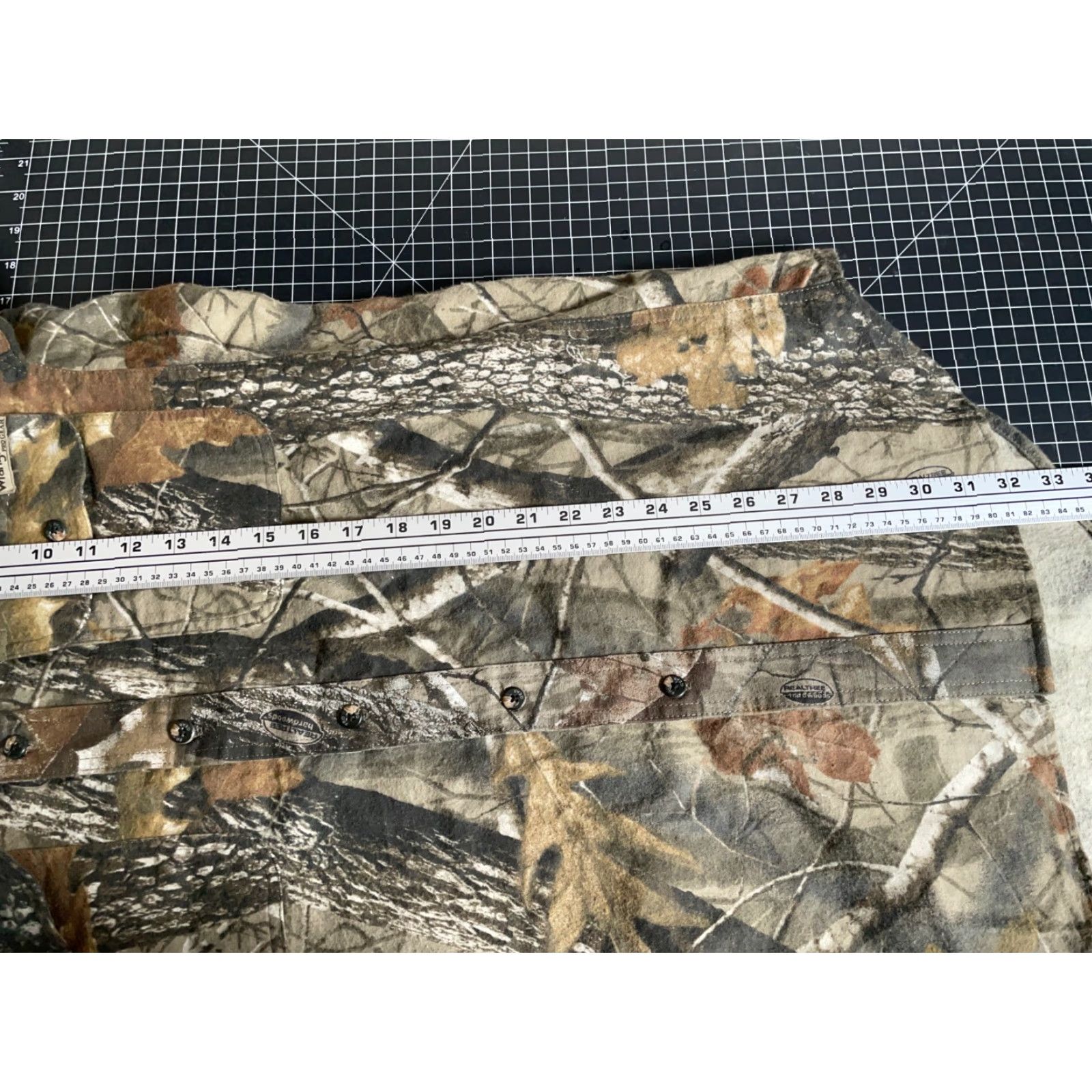 Wrangler Wrangler Pro Gear Camo Flannel Shirt Men's Medium Real Tree Hardwood Camouflage Size US M / EU 48-50 / 2 - 6 Thumbnail