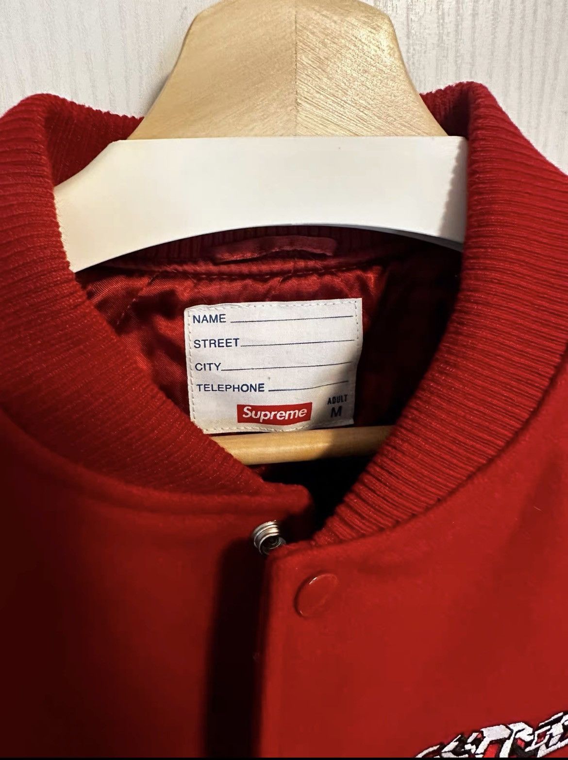 Supreme Delta Logo Varsity Jacket Size US M / EU 48-50 / 2 - 4 Thumbnail