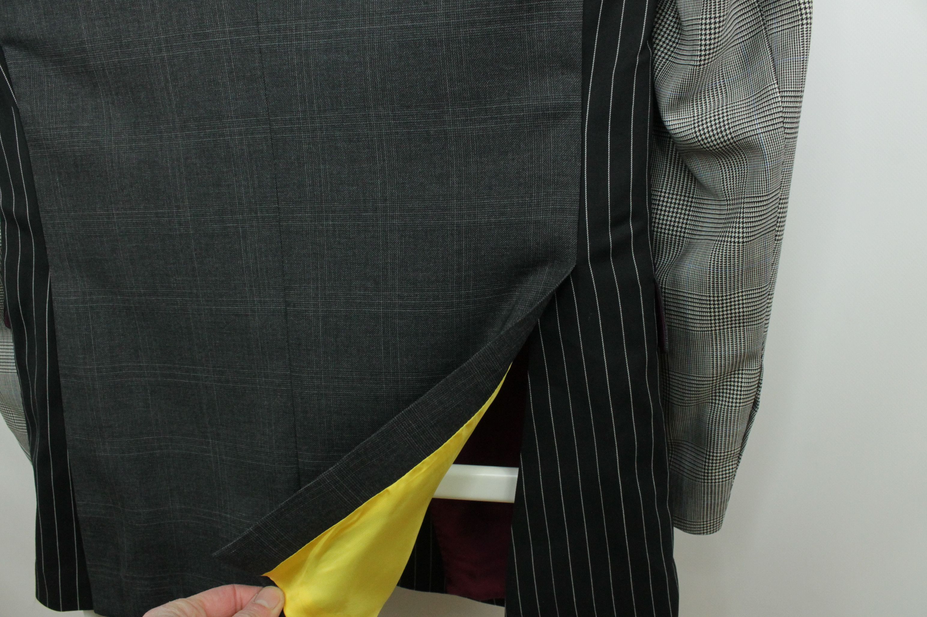 Designer Edo Popken of Switzerland Patchwork Blazer Jacket Size US M / EU 48-50 / 2 - 6 Thumbnail