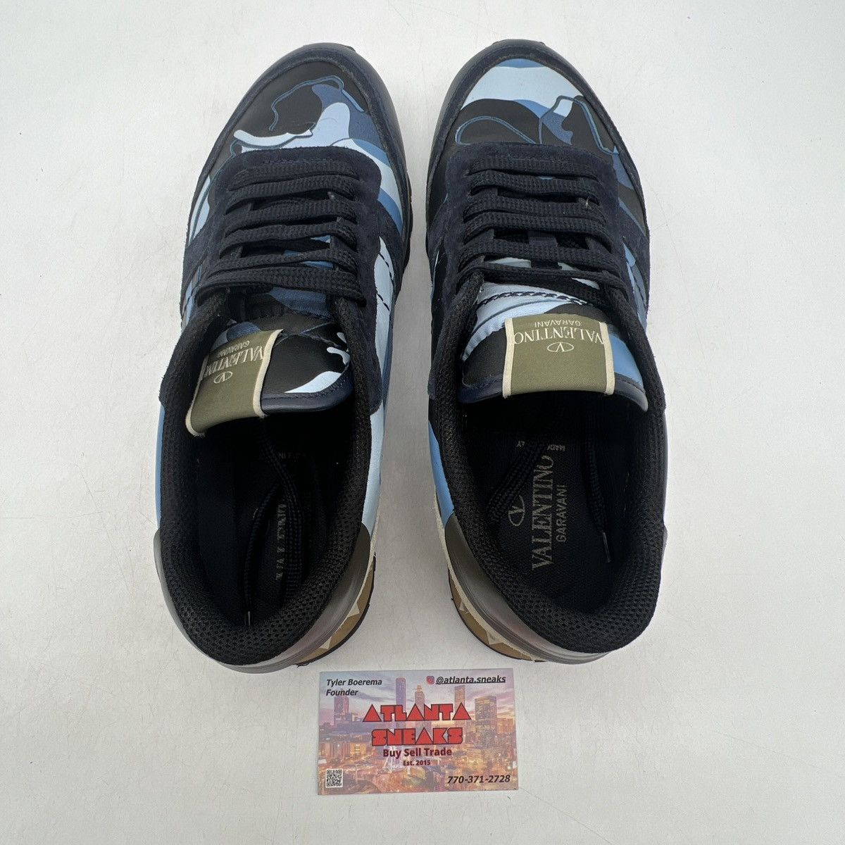 Valentino VALENTINO GARAVANI TRAINER CAMOUFLAGE ROCKRUNNER Size US 9.5 / EU 42-43 - 6 Thumbnail