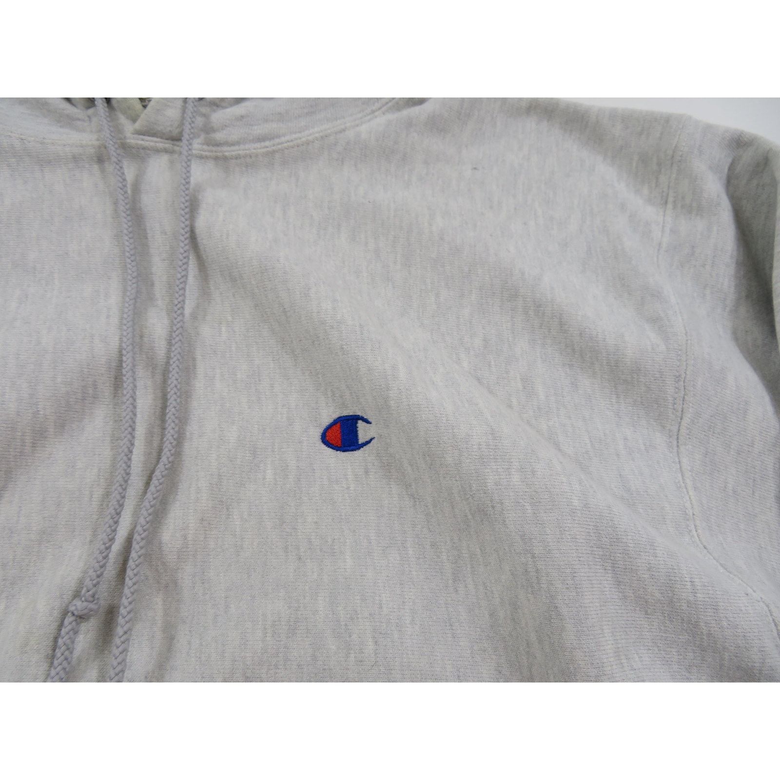 Champion Champion Reverse Weave Hoodie Sweatshirt Logo Gray Sz L Y2K Size US L / EU 52-54 / 3 - 4 Thumbnail