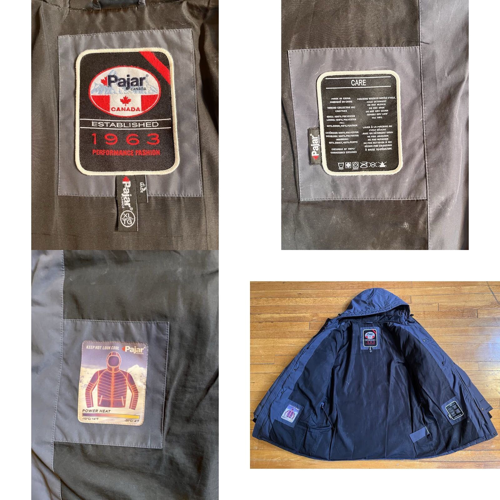 Pajar Pajar Canada Down Winter Parka Jacket Men’s XL Gray Jacket Parka Regular Mens Down Winter Parka Jacket Gray XL Pajar Canada Down Winter Parka Size US XL / EU 56 / 4 - 8 Thumbnail
