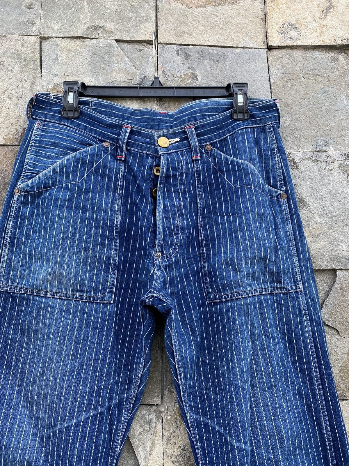Orslow Pherrow Wabash Work Pants Indigo Size US 32 / EU 48 - 3 Thumbnail