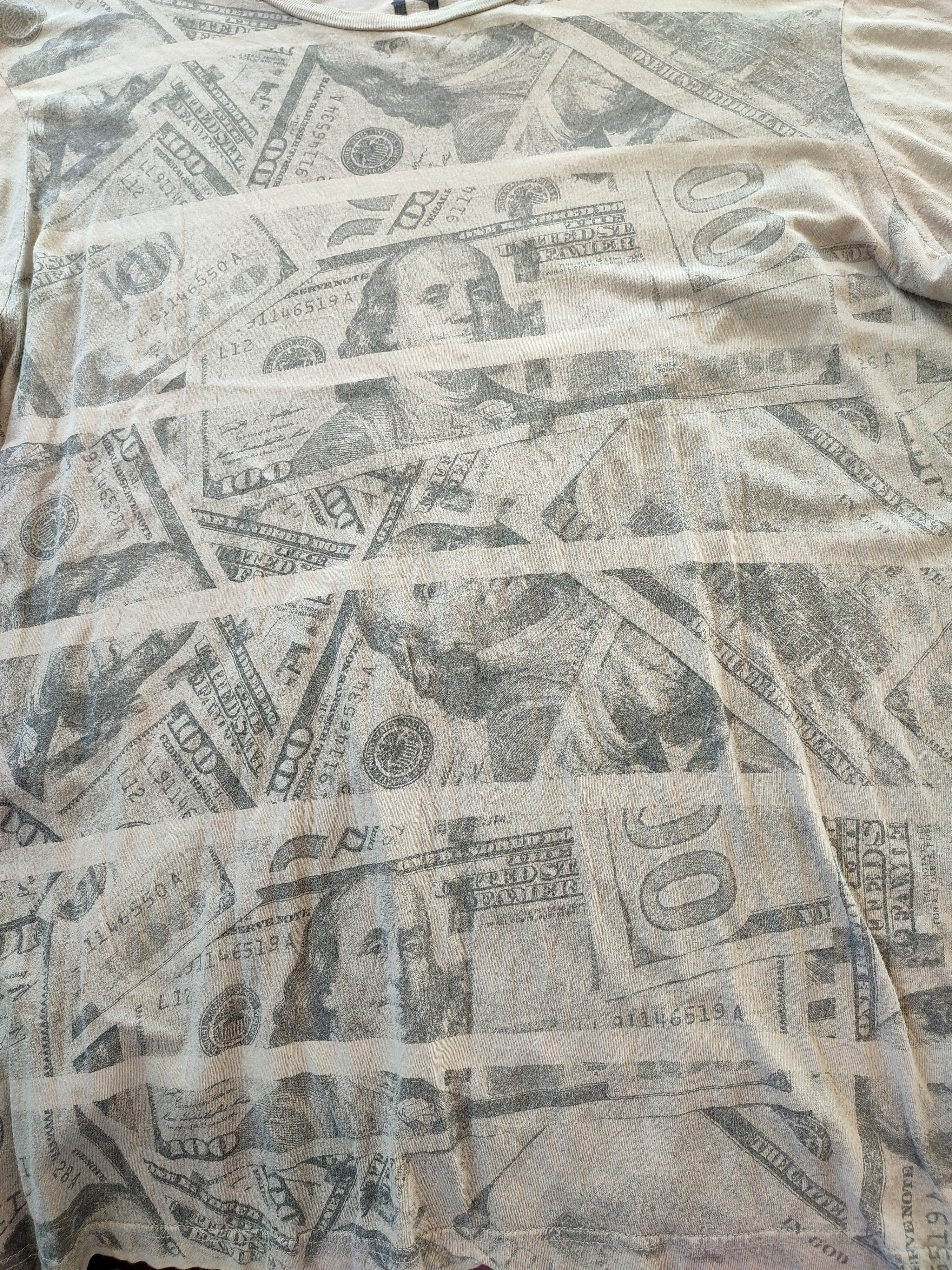 Guess 💥Rare💥 Vintage Full Print Guess Dollar Tees Size US XL / EU 56 / 4 - 5 Thumbnail