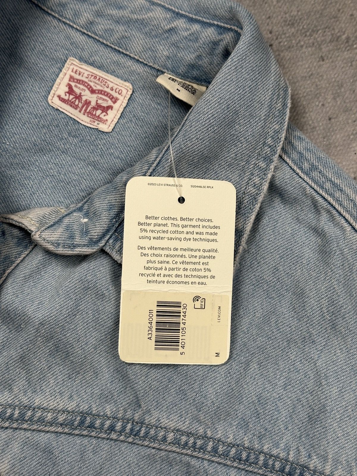 Levi's Levis Dorsey Western Denim Jacket Shirt Oversized Fit Size M / US 6-8 / IT 42-44 - 11 Thumbnail