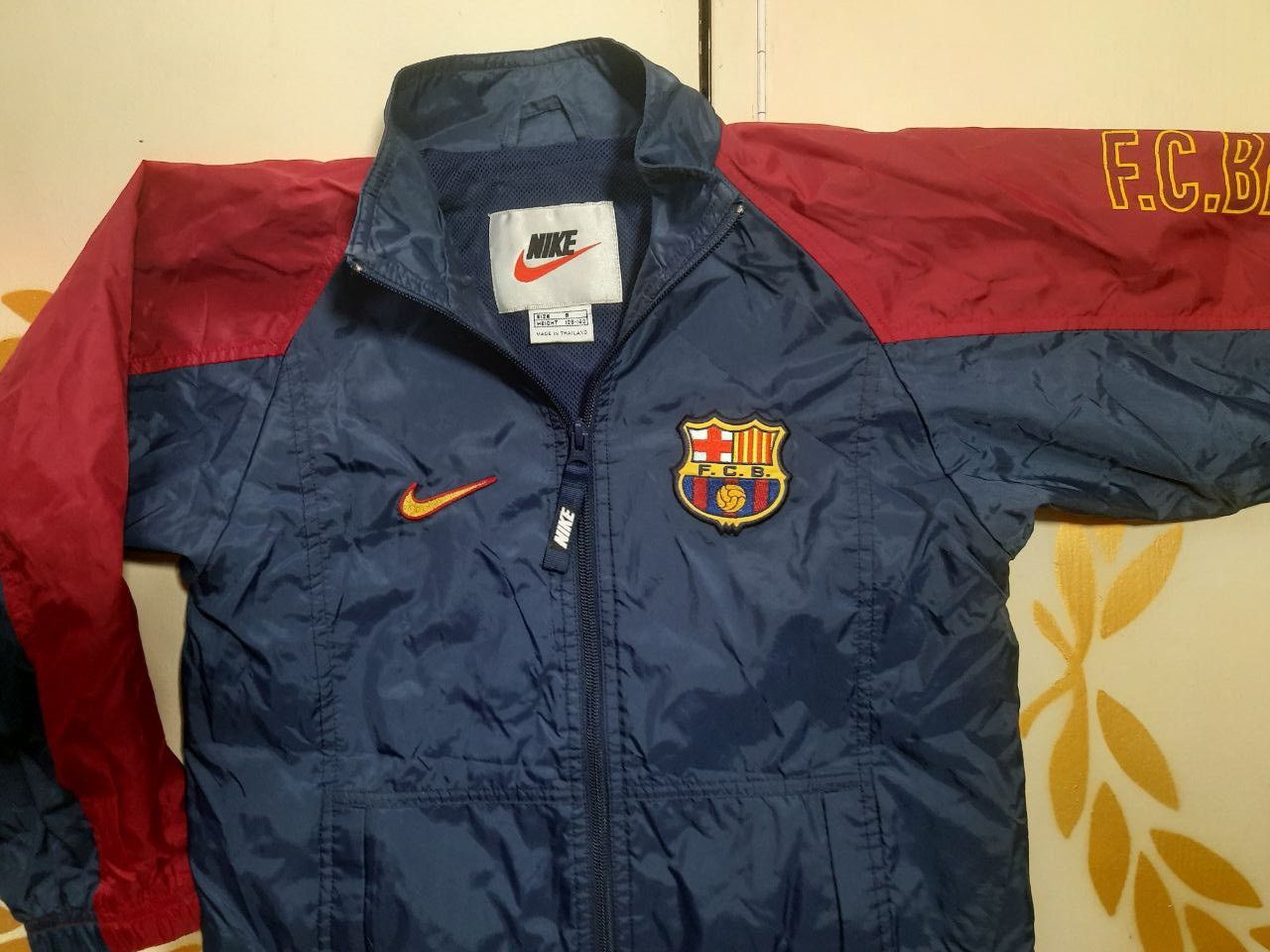 Nike × Vintage Nike Barcelona FC Windbreaker Vintage size kids S Size US XXS / EU 40 - 4 Thumbnail