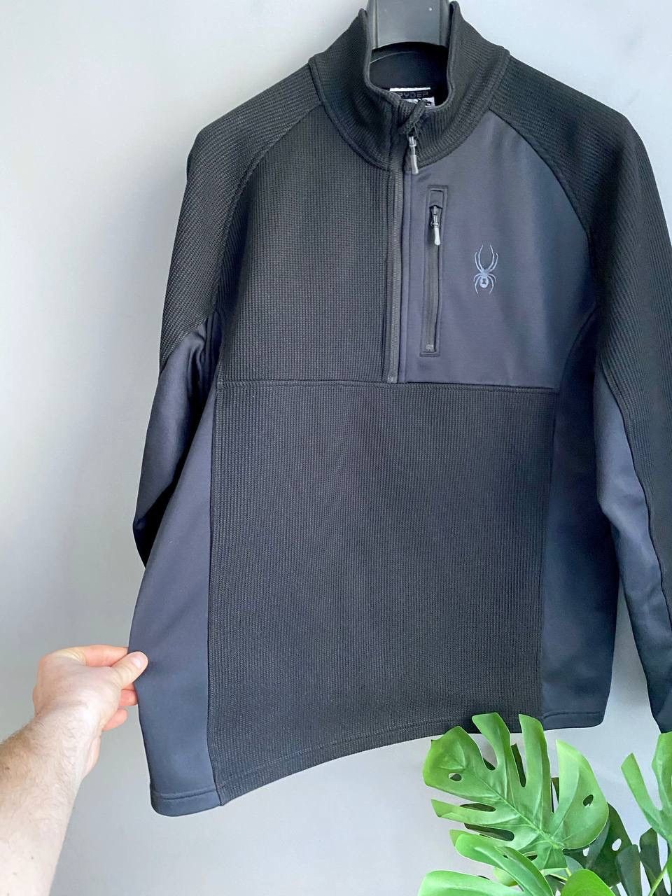 Spyder Spyder Men's Gait Half Zip Black Fleece Sweater, Size XL Size US XL / EU 56 / 4 - 5 Thumbnail