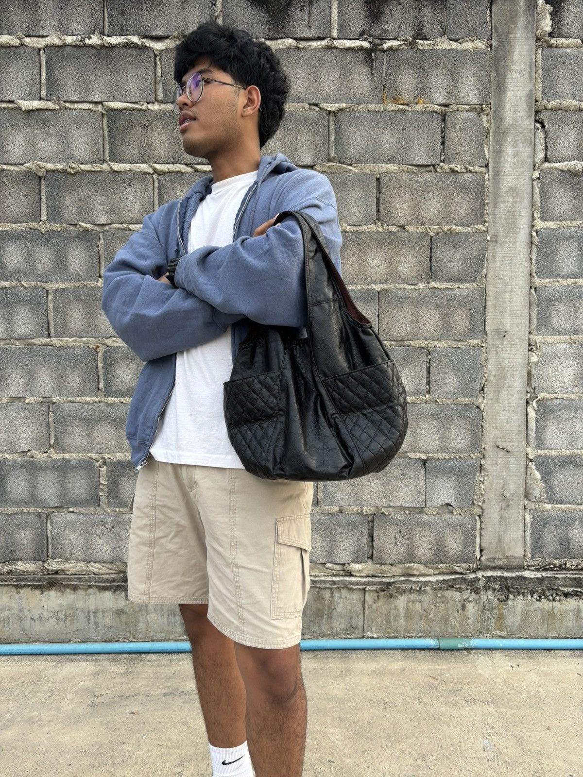 Japanese Brand 🥷🏿 Leather Tote Shoulder Bag Size ONE SIZE - 2 Thumbnail