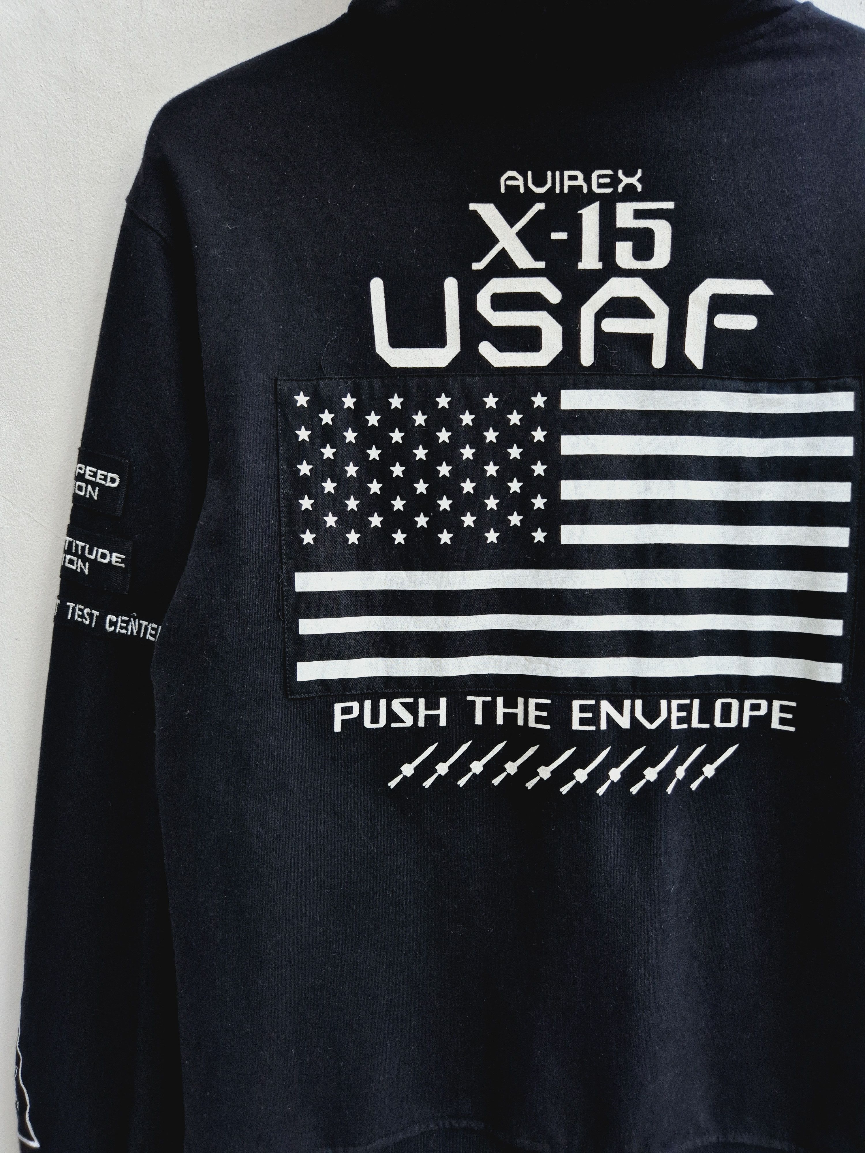 Avirex Avirex X-15 USAF Zip Up Hoodie Size US S / EU 44-46 / 1 - 4 Thumbnail