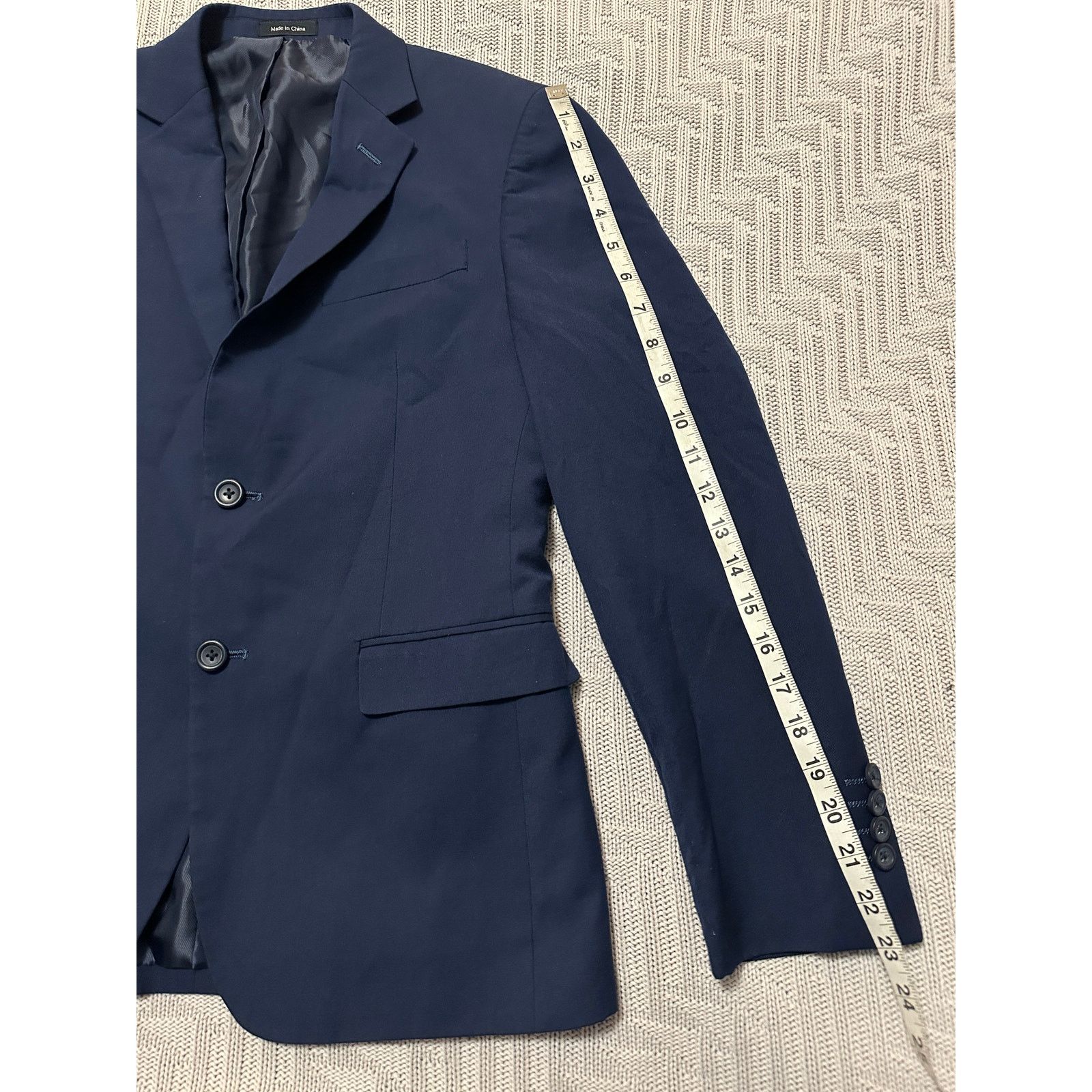 Egara Egara Orange extreme slim fit navy suit size 38S Size 38S - 10 Thumbnail