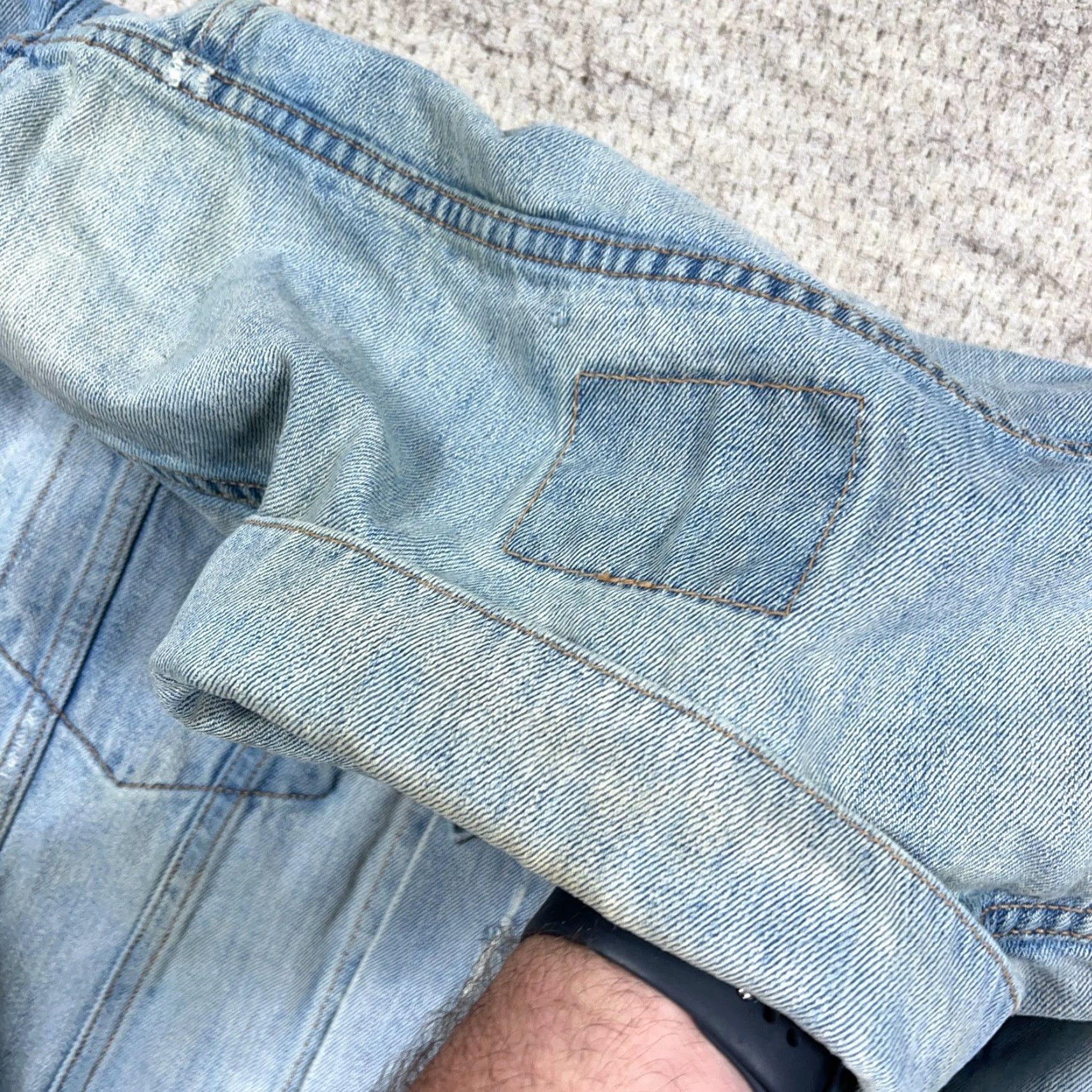 Levi's Levi's Trucker Jacket Denim Jacket Men XL Blue Med Wash Vintage No (Adjust as Needed) Size US 36 / EU 52 - 7 Thumbnail