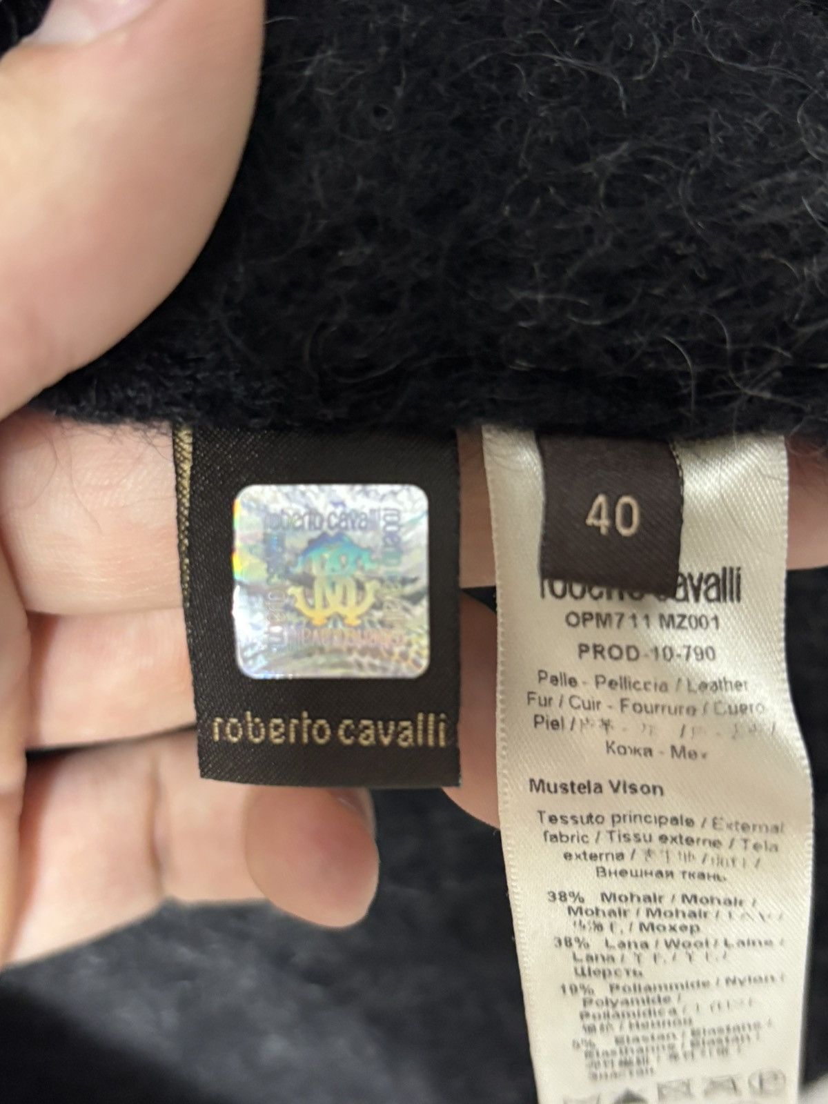 Roberto Cavalli Roberto Cavalli Mink Mohair knit jacket Size S / US 4 / IT 40 - 10 Thumbnail