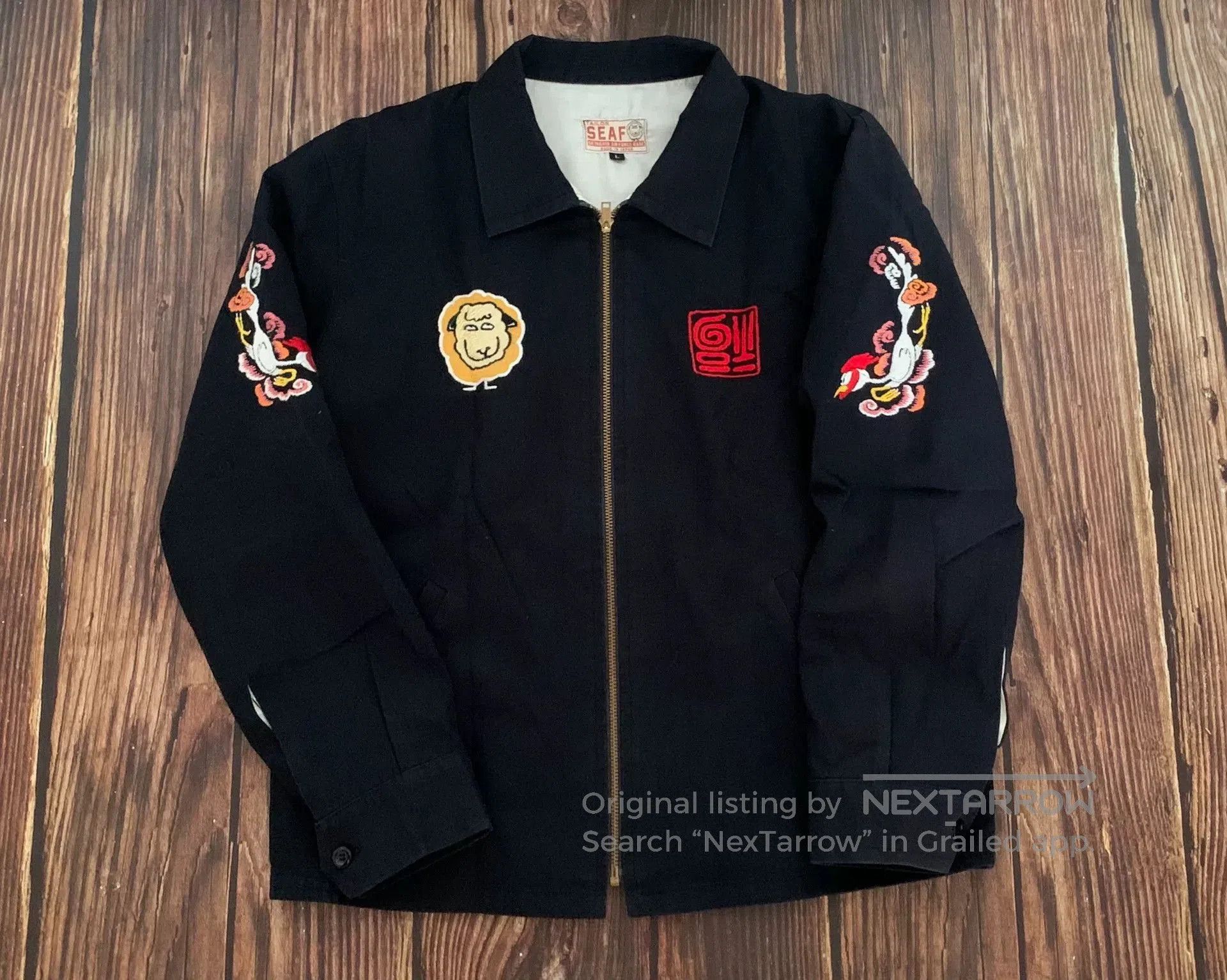 TOYS McCOY embroidered black jacket with unique designs. Size US L / EU 52-54 / 3 - 1 Thumbnail