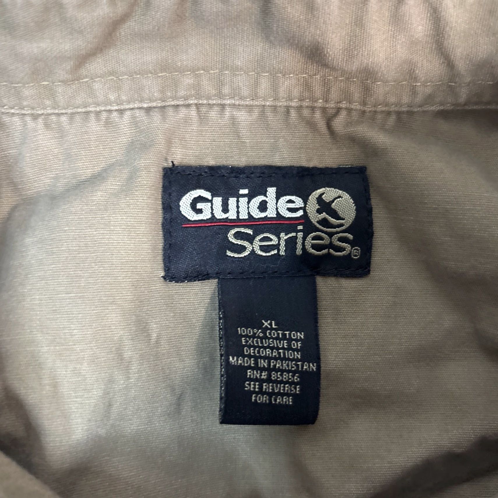 Vintage Guide Series Button-Up Men XL Beige Long Sleeve Padded Hunting Outdoor Shirt Mens XL Beige Padded Outdoor Hunting Button-Up Guide Series Size US XL / EU 56 / 4 - 3 Thumbnail