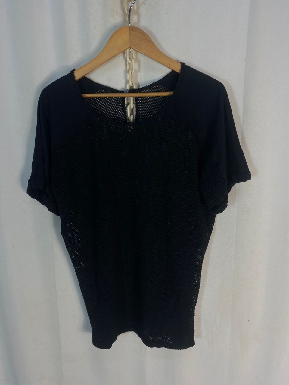 Designer Paci s.r.l Italy designer net blouse shirt Size L / US 10 / IT 46 - 9 Thumbnail