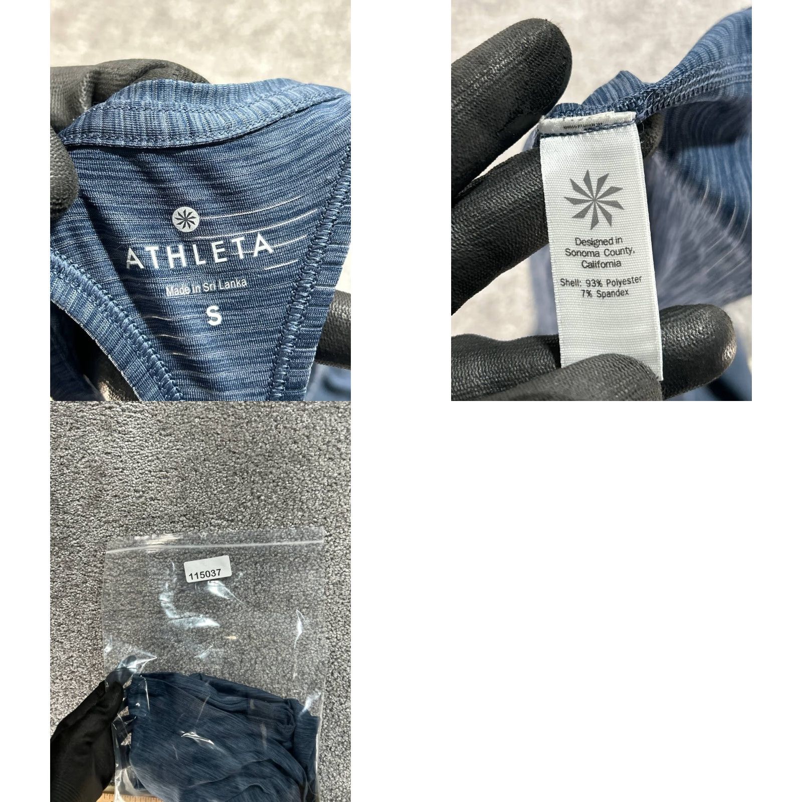 Athleta Athleta Transcend Racerback Tank Top Womens Small Gray Stretch Yoga Shirt Size S / US 4 / IT 40 - 8 Thumbnail