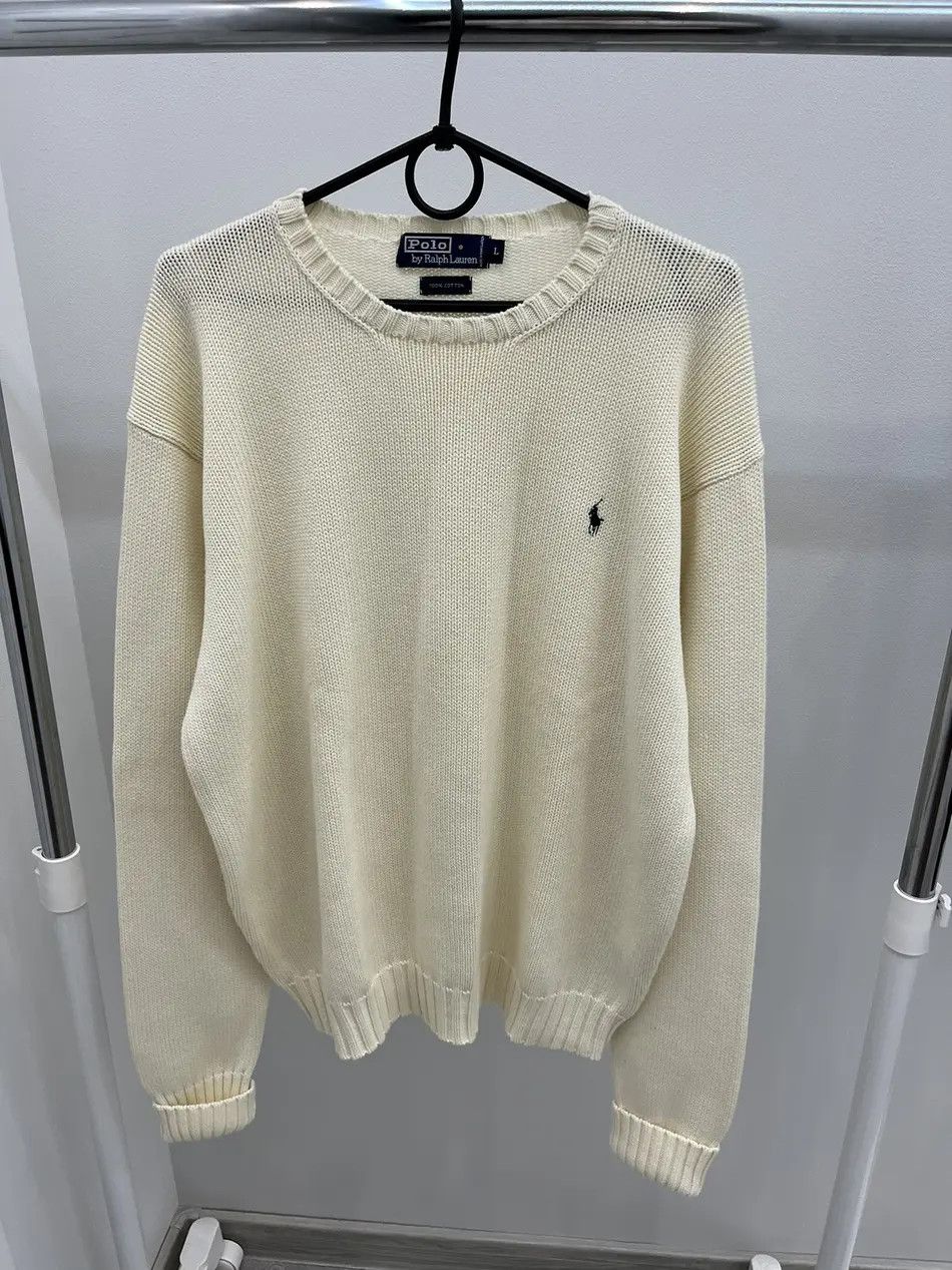 Polo Ralph Lauren Vintage Polo Ralph Lauren Knit Sweater Size US L / EU 52-54 / 3 - 1 Thumbnail