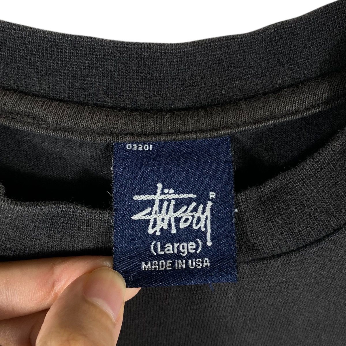 Stussy × Vintage Vintage 00's STUSSY World Tour Anniversary Tee Shirt Size US L / EU 52-54 / 3 - 7 Thumbnail