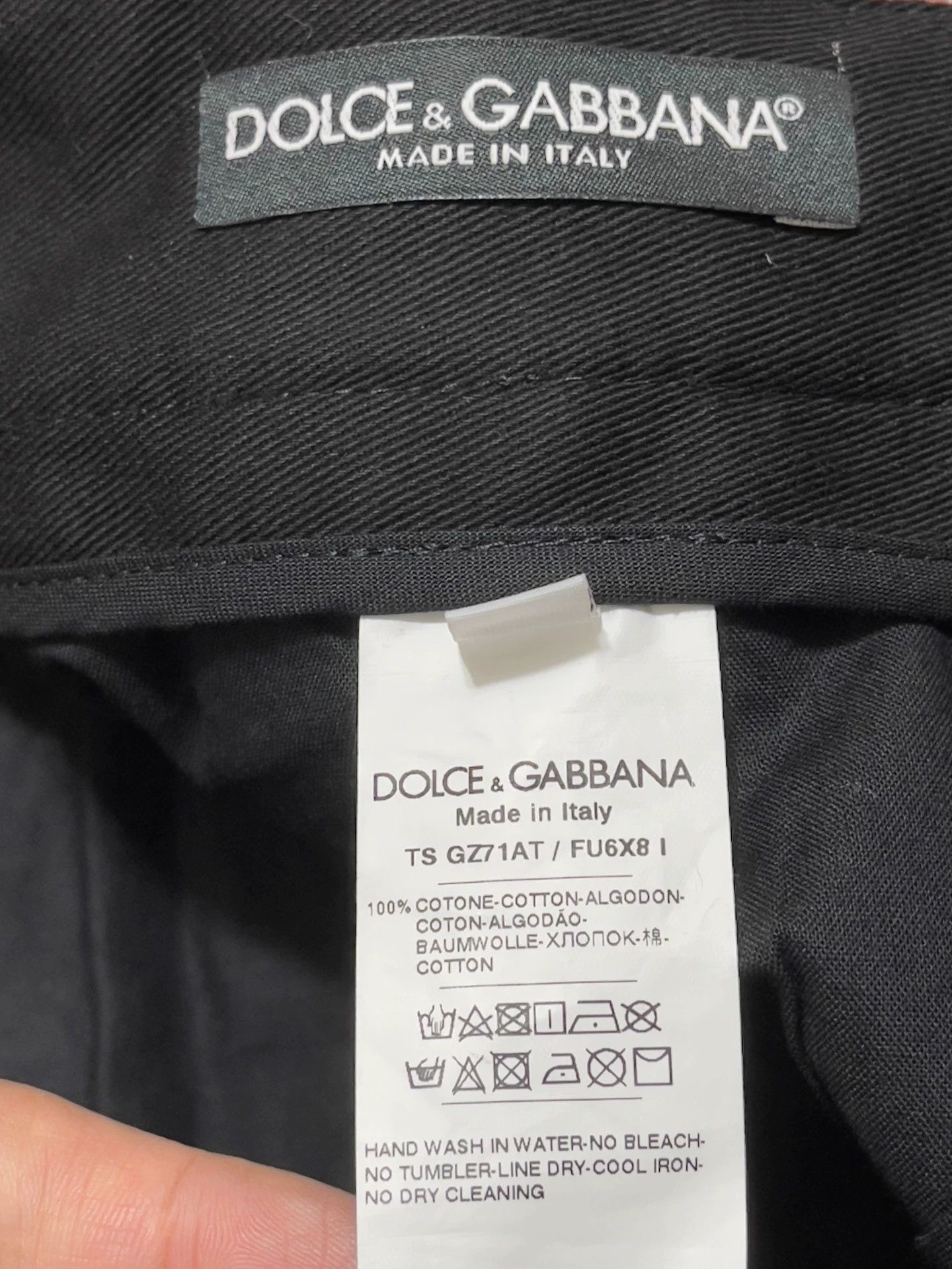 Dolce & Gabbana Dolce&Gabbana High-Waist Loose Cotton Bermuda Shorts 46 Size US 30 / EU 46 - 8 Thumbnail