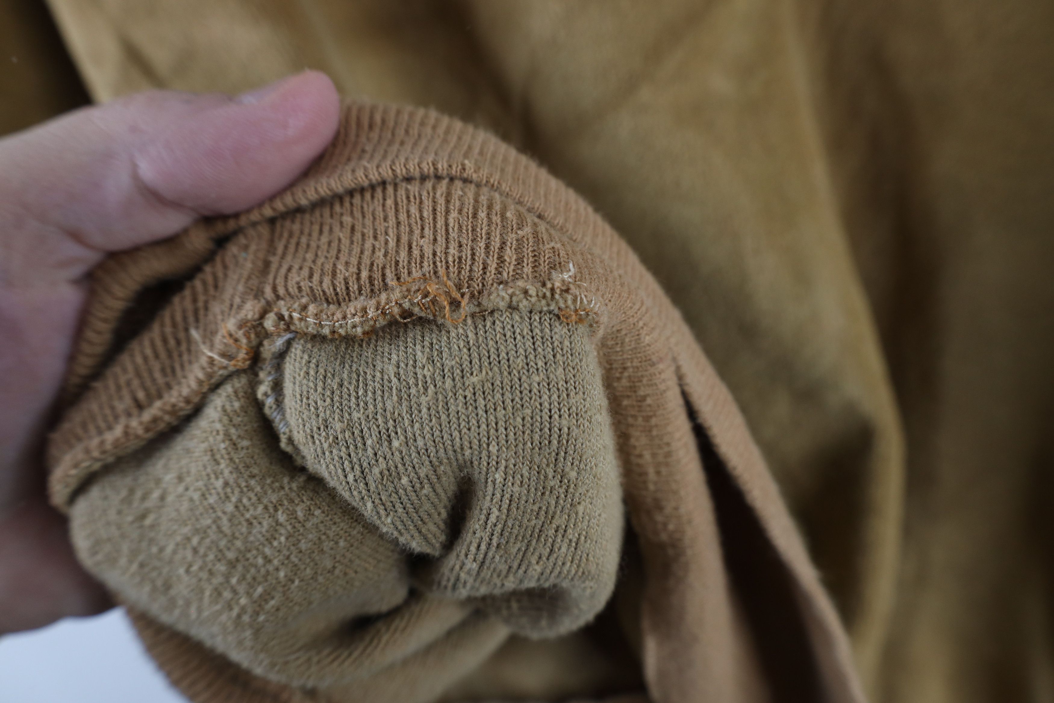 Vintage Vintage 70s Streetwear Blank Terry Cloth V-Neck Sweater USA Size US L / EU 52-54 / 3 - 5 Thumbnail