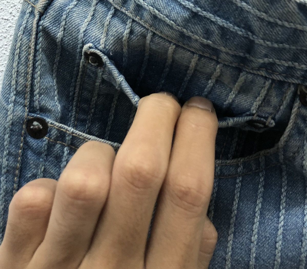 Japanese Brand Modern Vintage Blue Way Made In Japan Denim Pants Size US 32 / EU 48 - 7 Thumbnail