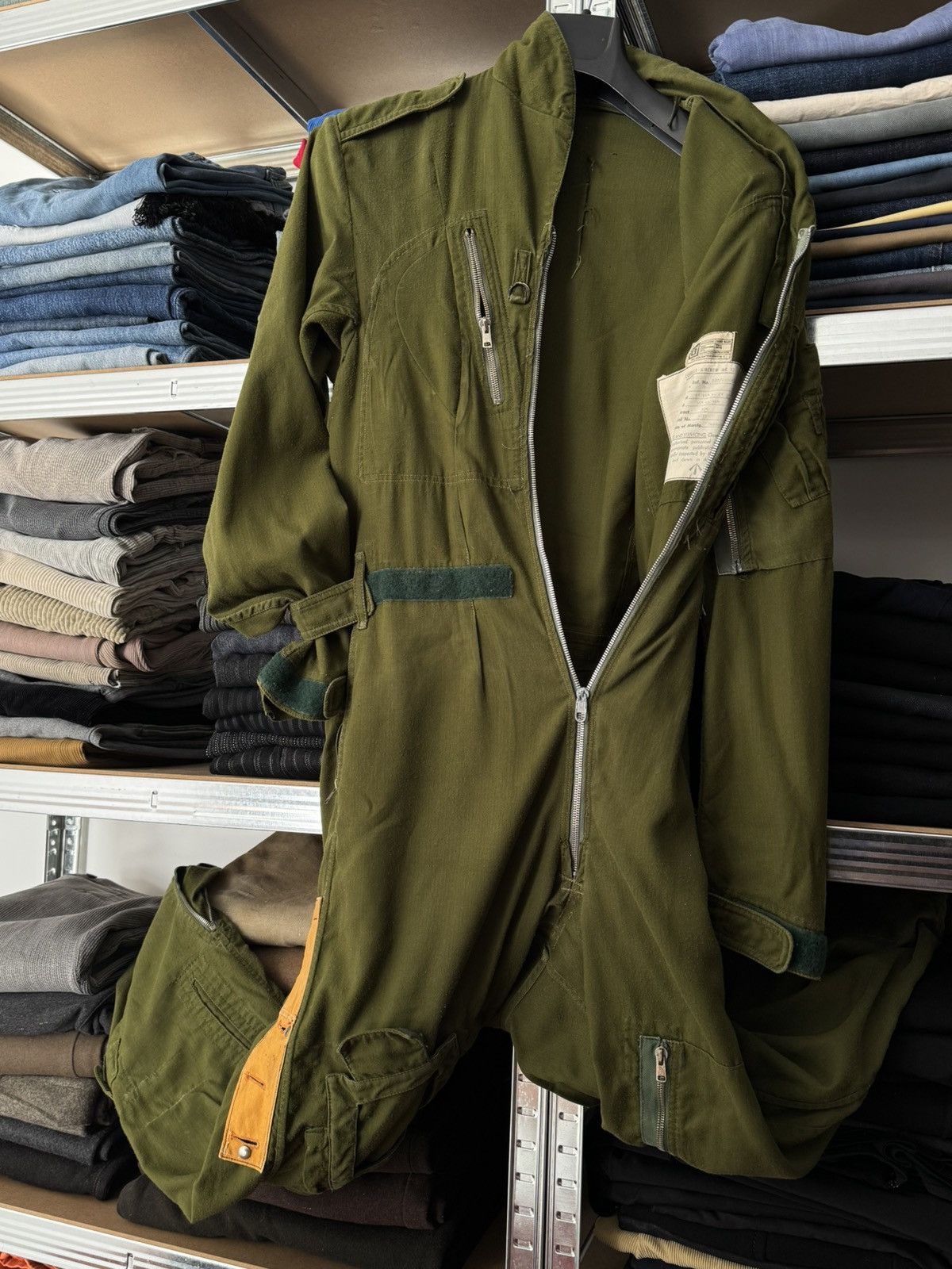 Vintage Vintage 1971 Dated British RAF MK12 Flying Coveralls Size US 32 / EU 48 - 8 Thumbnail