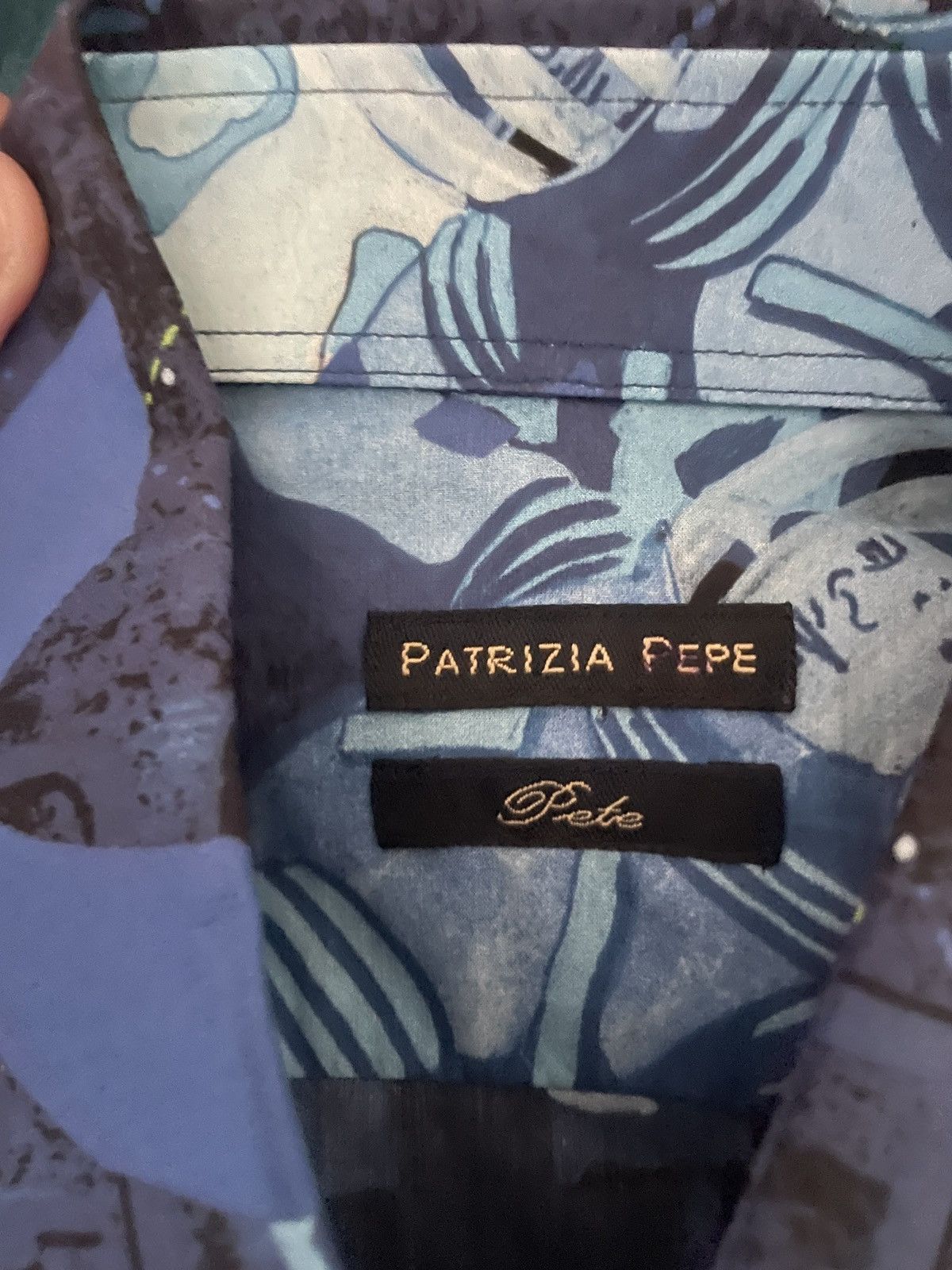Patrizia Pepe Blue Space Pete Slim Fit nwt 163.00 Size US S / EU 44-46 / 1 - 12 Thumbnail