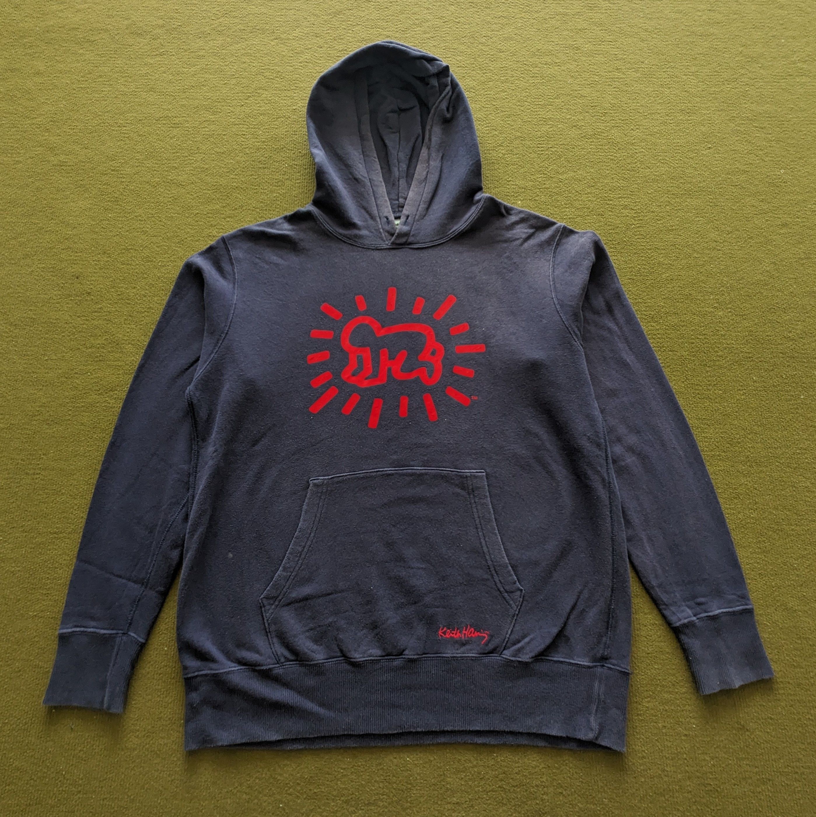 Keith Haring Vintage Keith Haring American Artist Hoodies Size US XL / EU 56 / 4 - 1 Thumbnail