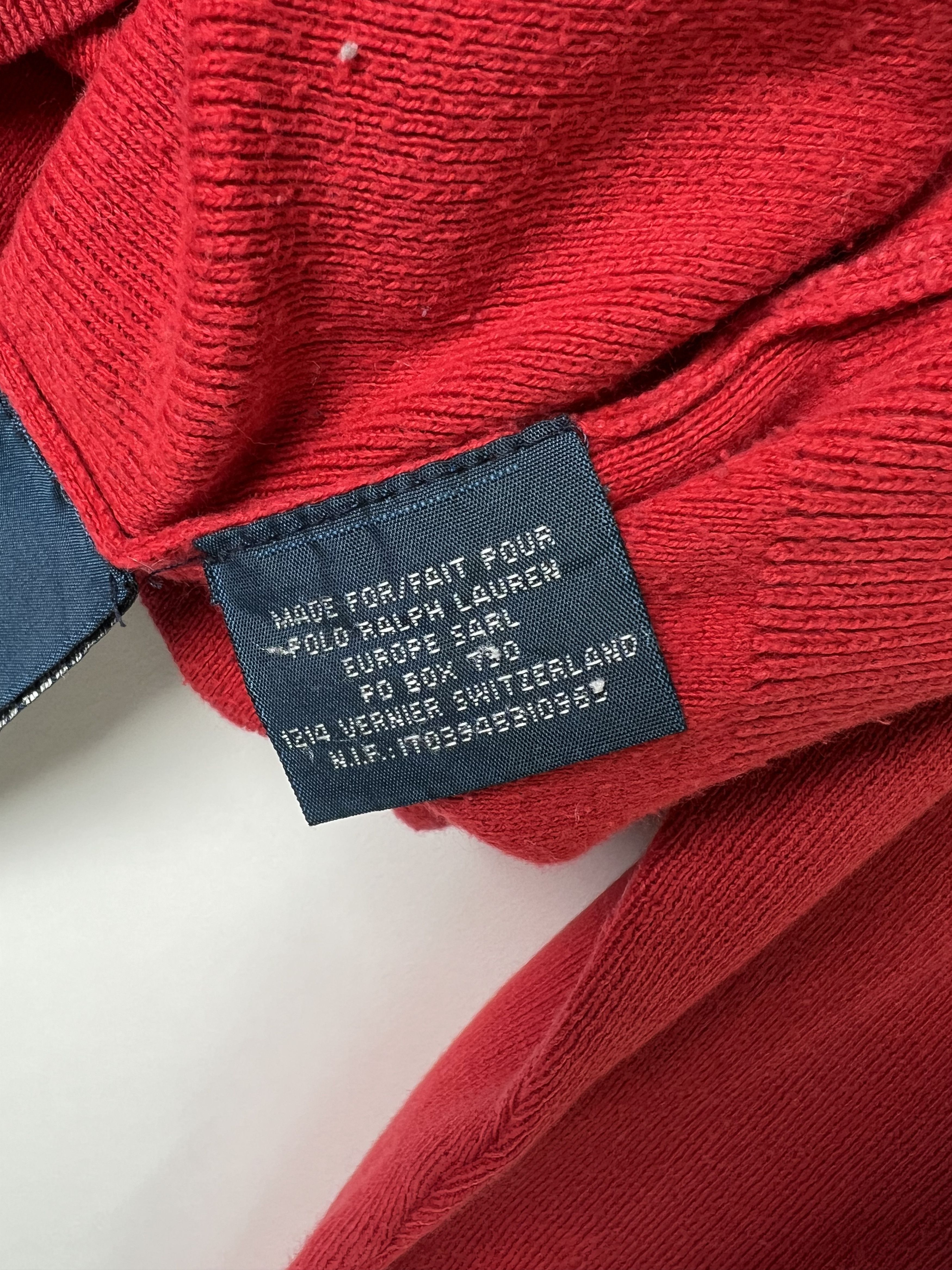 Polo Ralph Lauren Ralph Lauren Sweater Cotton Knit Red XL Size US XL / EU 56 / 4 - 6 Thumbnail