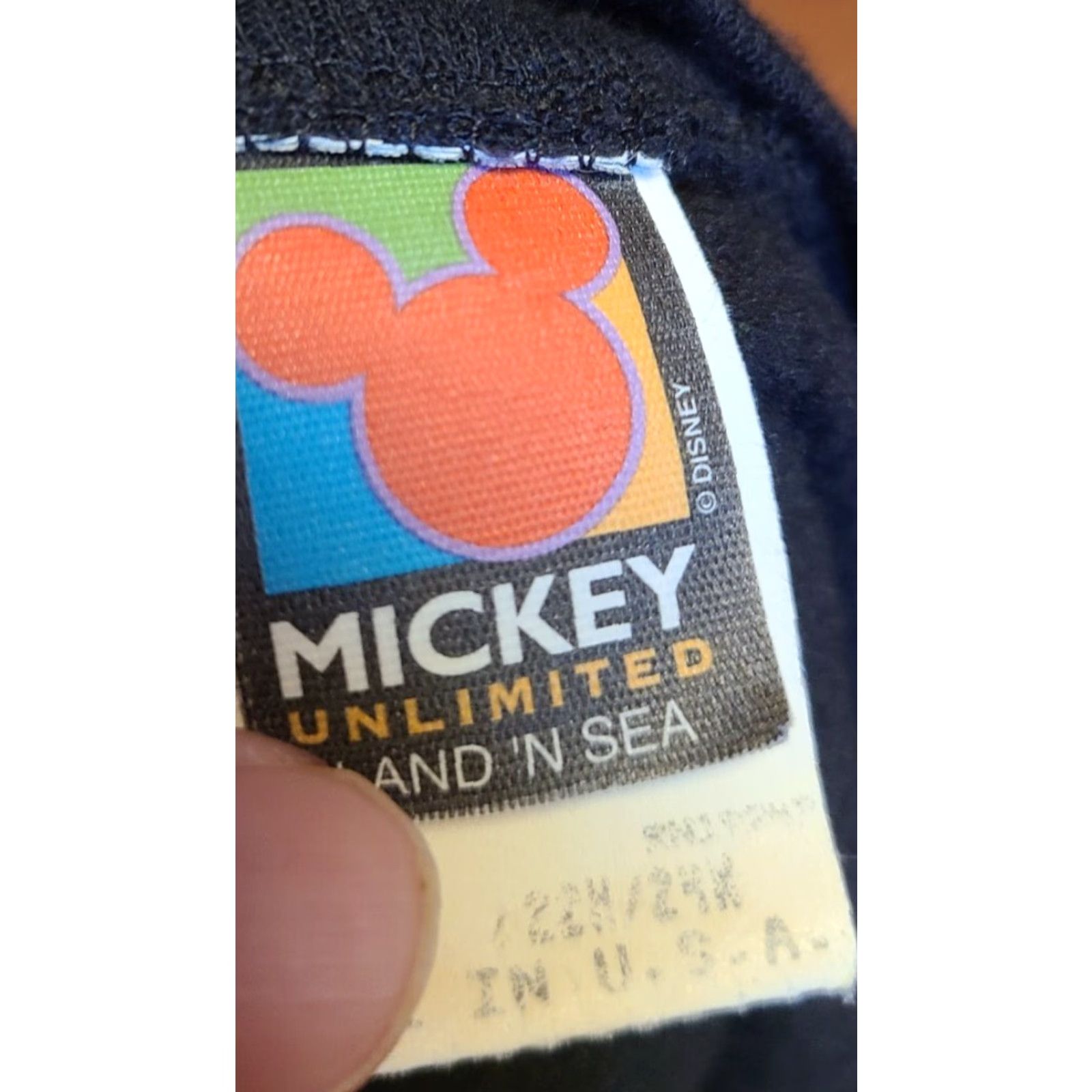 Mickey Unlimited VINTAGE Mickey Unlimited Sweatshirt Women 22W/24W Black Land N Sea Minnie DISNEY USA Hoodie? Size 3XL / US 20-22 - 4 Thumbnail