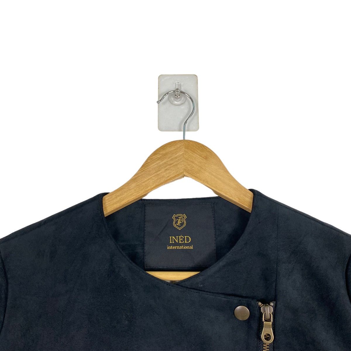 Japanese Brand × Yohji Yamamoto INED BY YOHJI YAMAMOTO ZIPPER CROPPED COAT JACKET Size US S / EU 44-46 / 1 - 4 Thumbnail