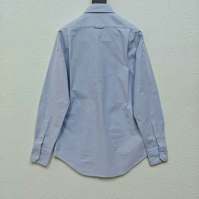 Thom Browne Thom Browne Light blue Oxford shirt Size US M / EU 48-50 / 2 - 2 Thumbnail