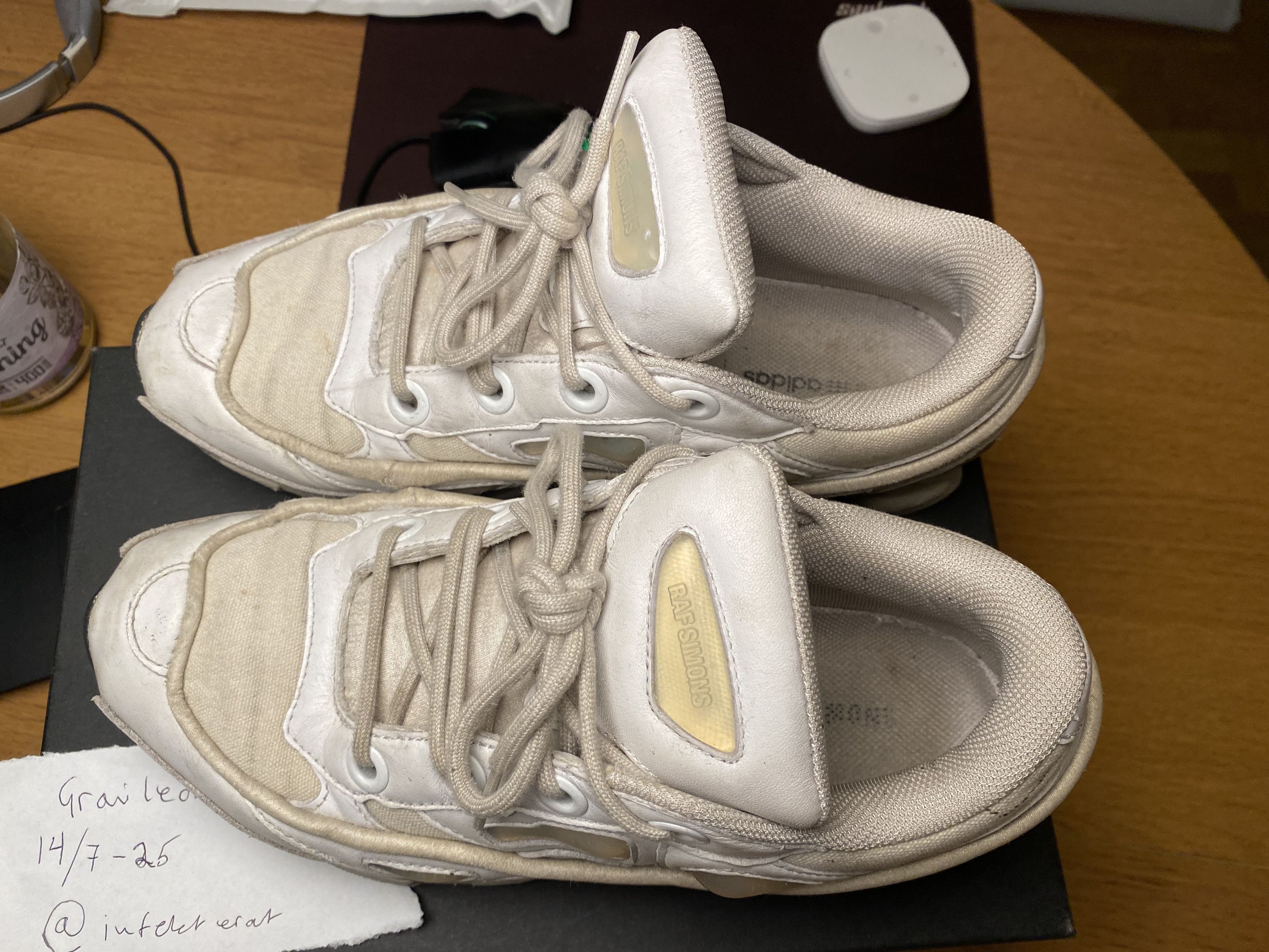 Adidas × Raf Simons Raf Simons White Ozweego 3 Size US7 Size US 7 / EU 40 - 3 Thumbnail