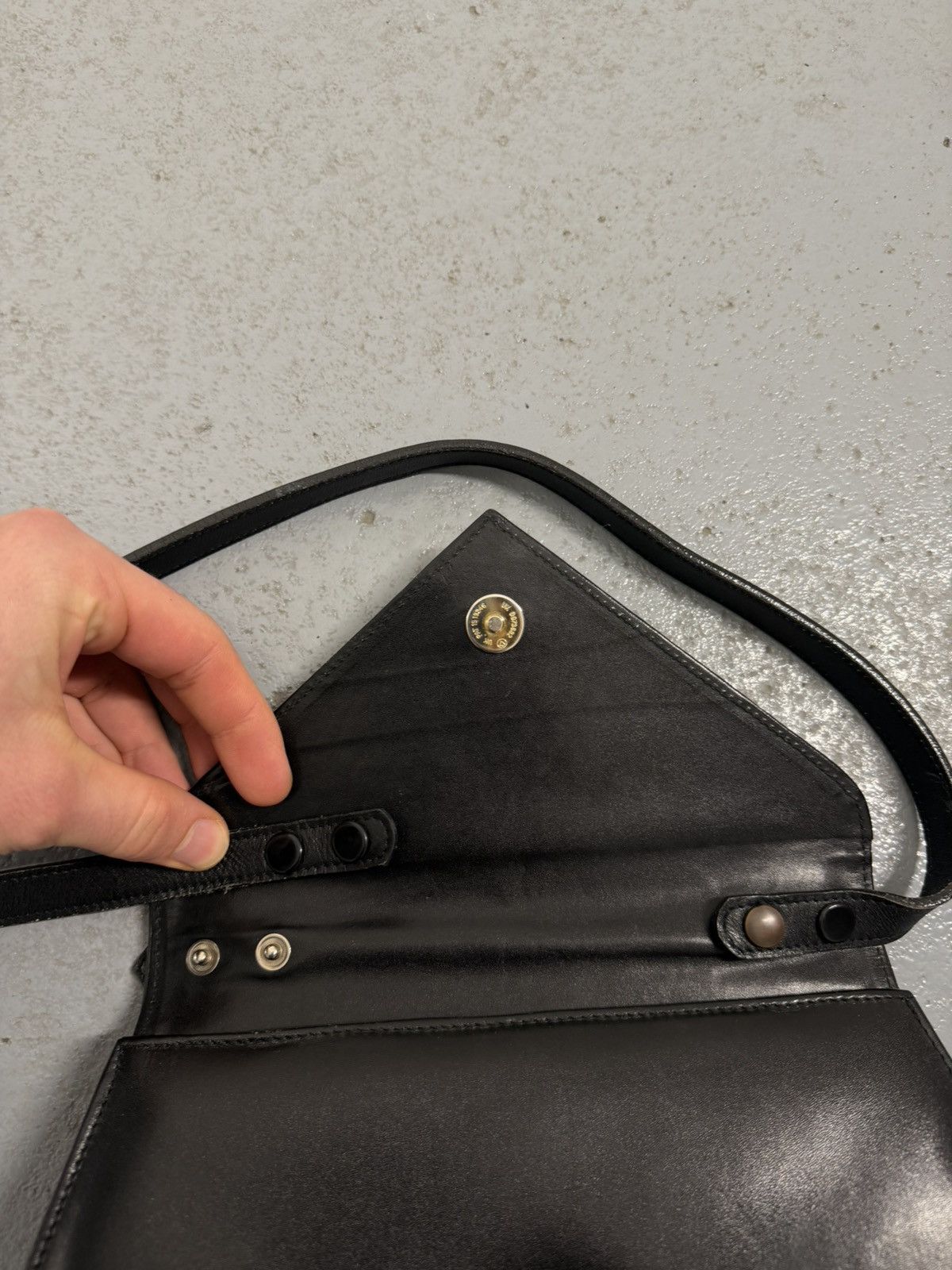 Jil Sander Vintage Jil Sander Leather Classics Rhombus Bag Size ONE SIZE - 14 Thumbnail