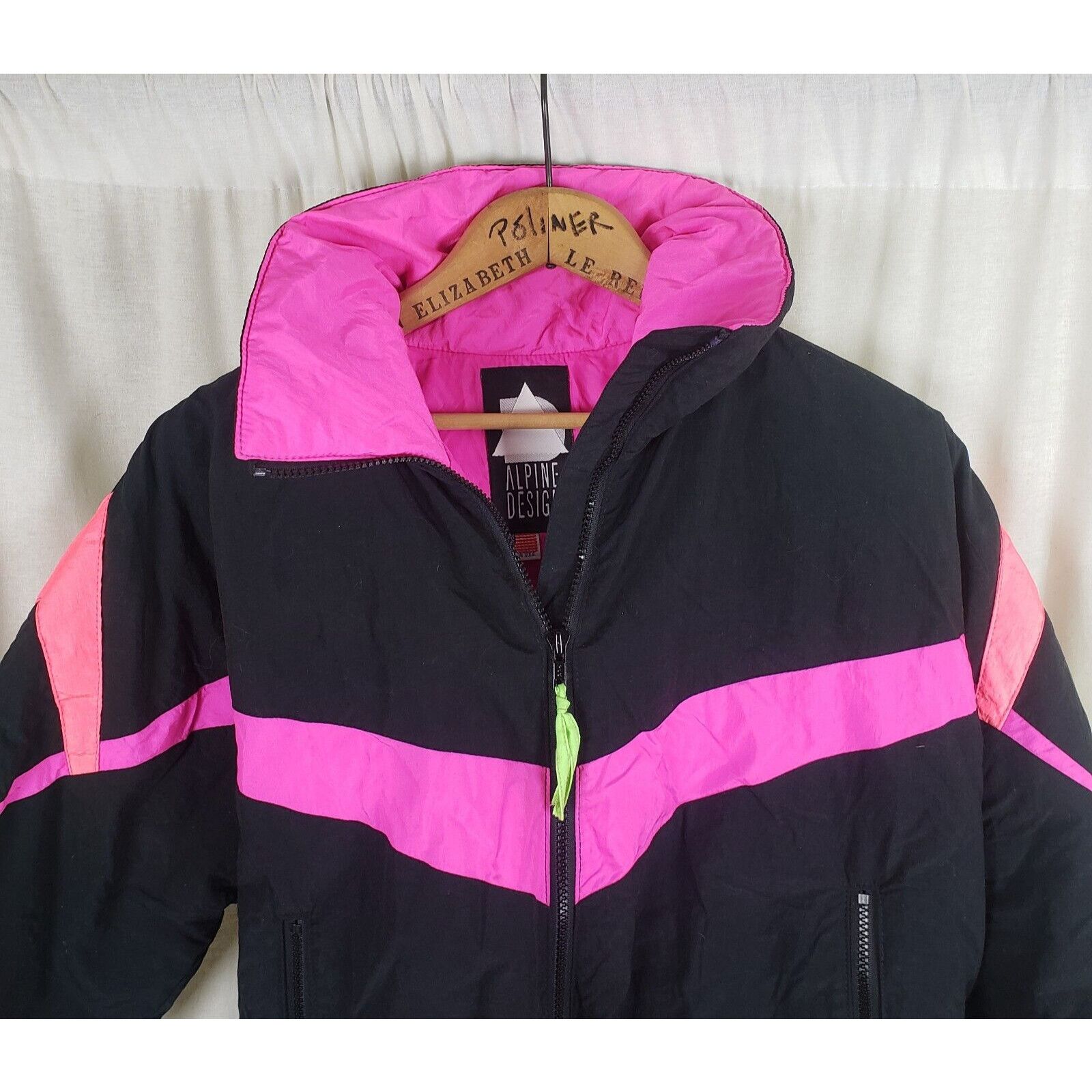 Vintage Vtg Alpine Design Down Retro 90s Puffer Parka Ski Jacket NWT Size M / US 6-8 / IT 42-44 - 2 Thumbnail