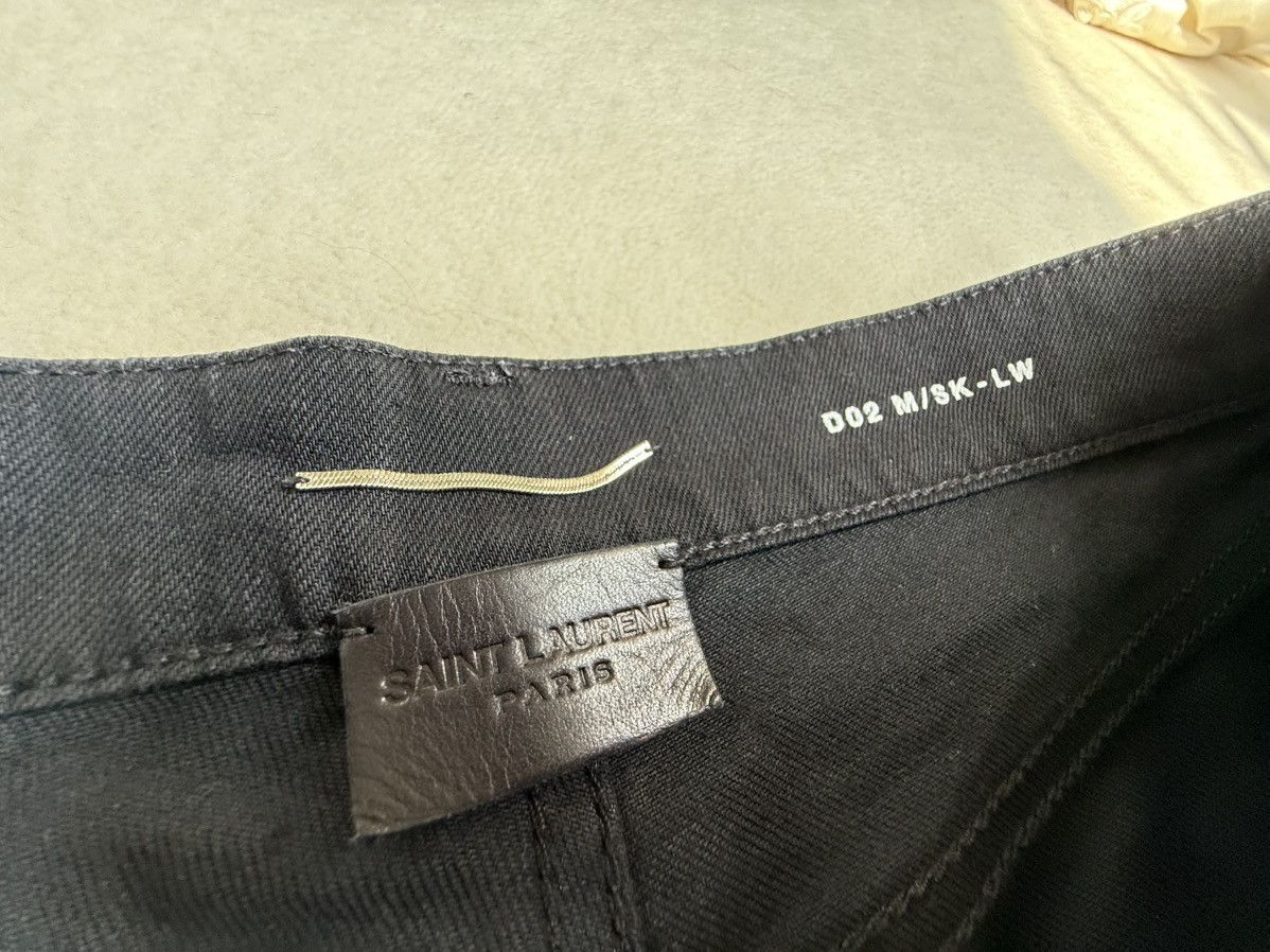 Saint Laurent Paris Saint Laurent D02 black slim skinny jeans 31 Size US 31 - 15 Thumbnail