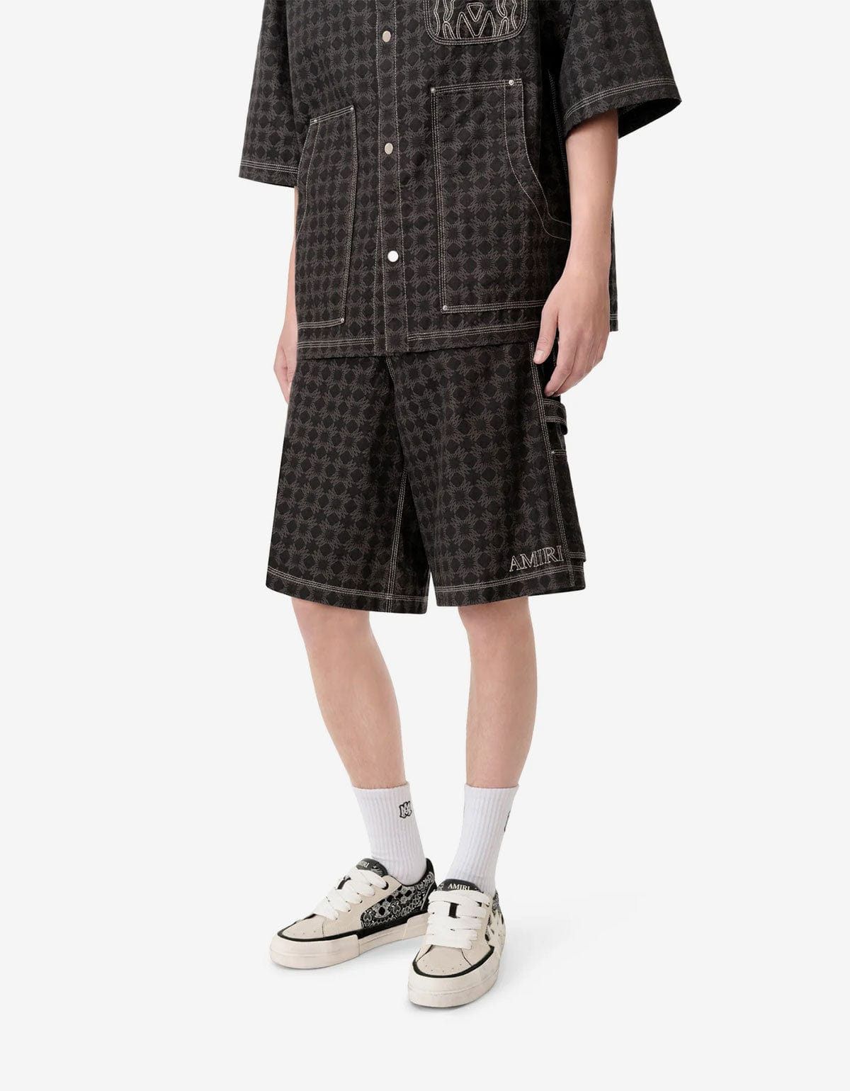 Amiri Amiri Black MA Quad Work Shorts Size US 32 / EU 48 - 2 Thumbnail