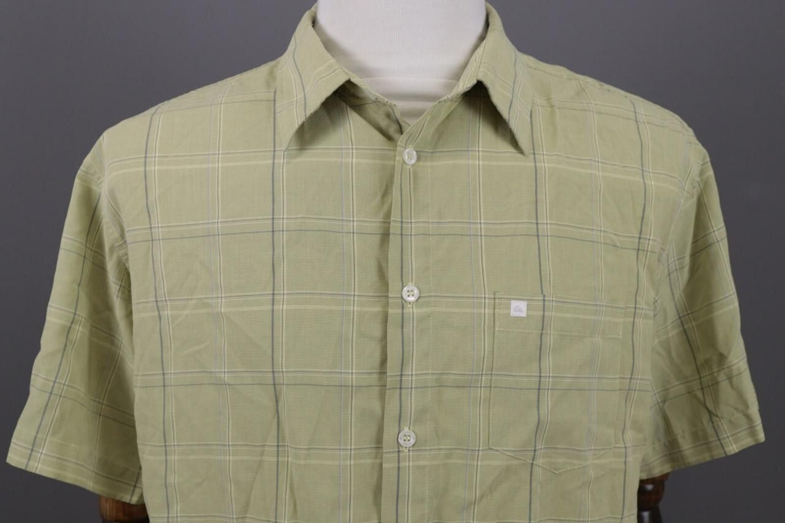 Quiksilver Quiksilver Hiking Green Check Pocket Outdoor Shirt Size L Size US L / EU 52-54 / 3 - 2 Thumbnail