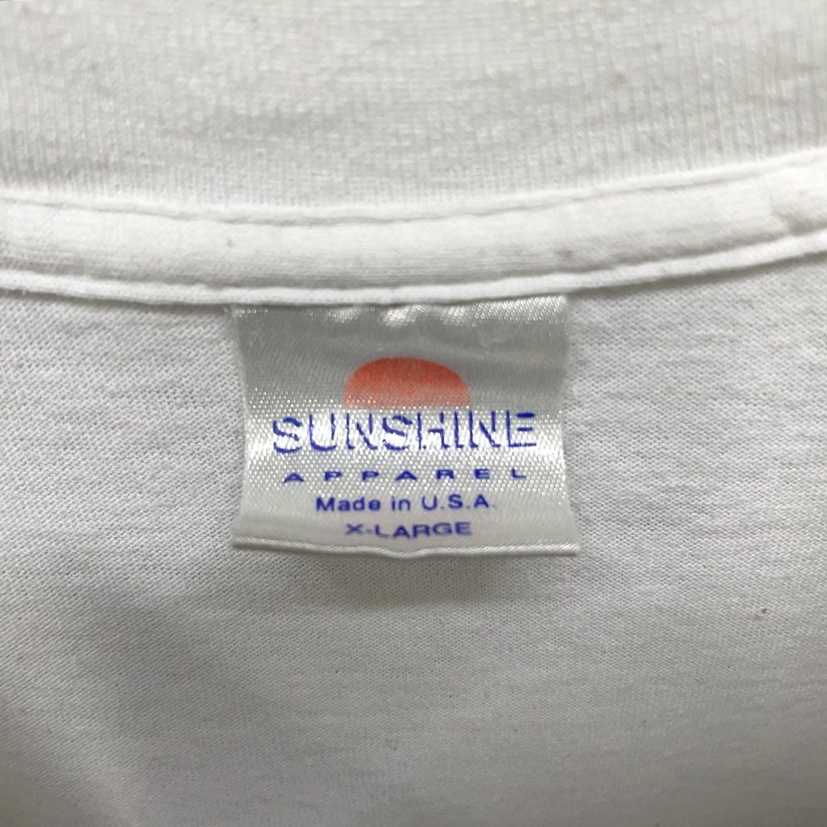 Vintage VINTAGE Sunshine Apparel Tee Shirt Mens L USA White Fredericksburg Texas Graphic Stitch Shirt Size US L / EU 52-54 / 3 - 4 Thumbnail