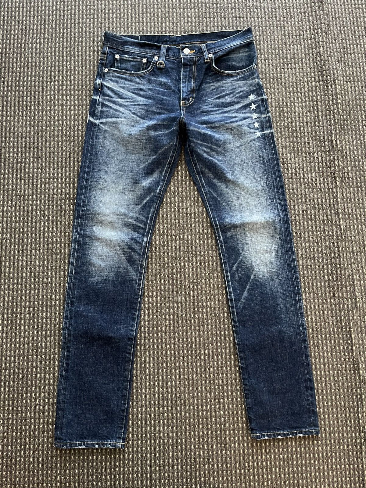 uniform experiment uniform experiment Damaged Denim Pants | Grailed
