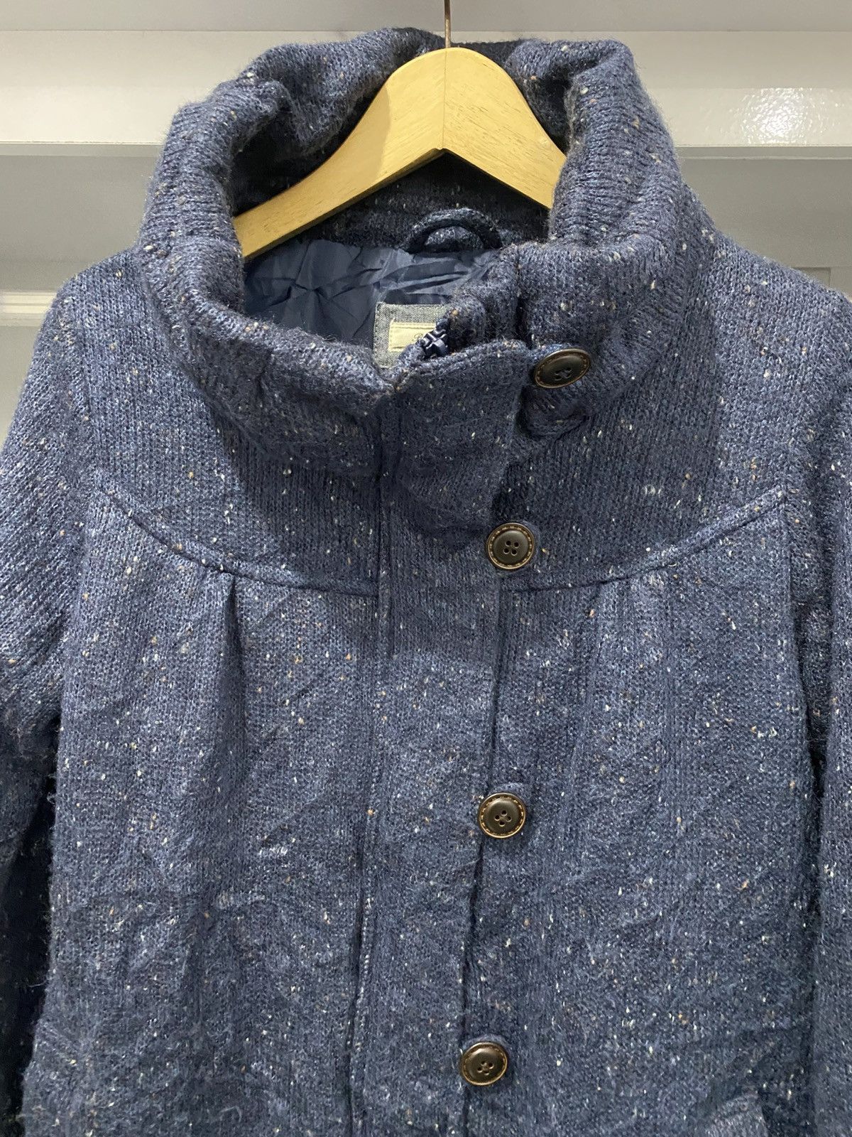 Japanese Brand Beamountcarr bono jacket mohair knitted ifsixwasnine kmrii Size US L / EU 52-54 / 3 - 2 Thumbnail