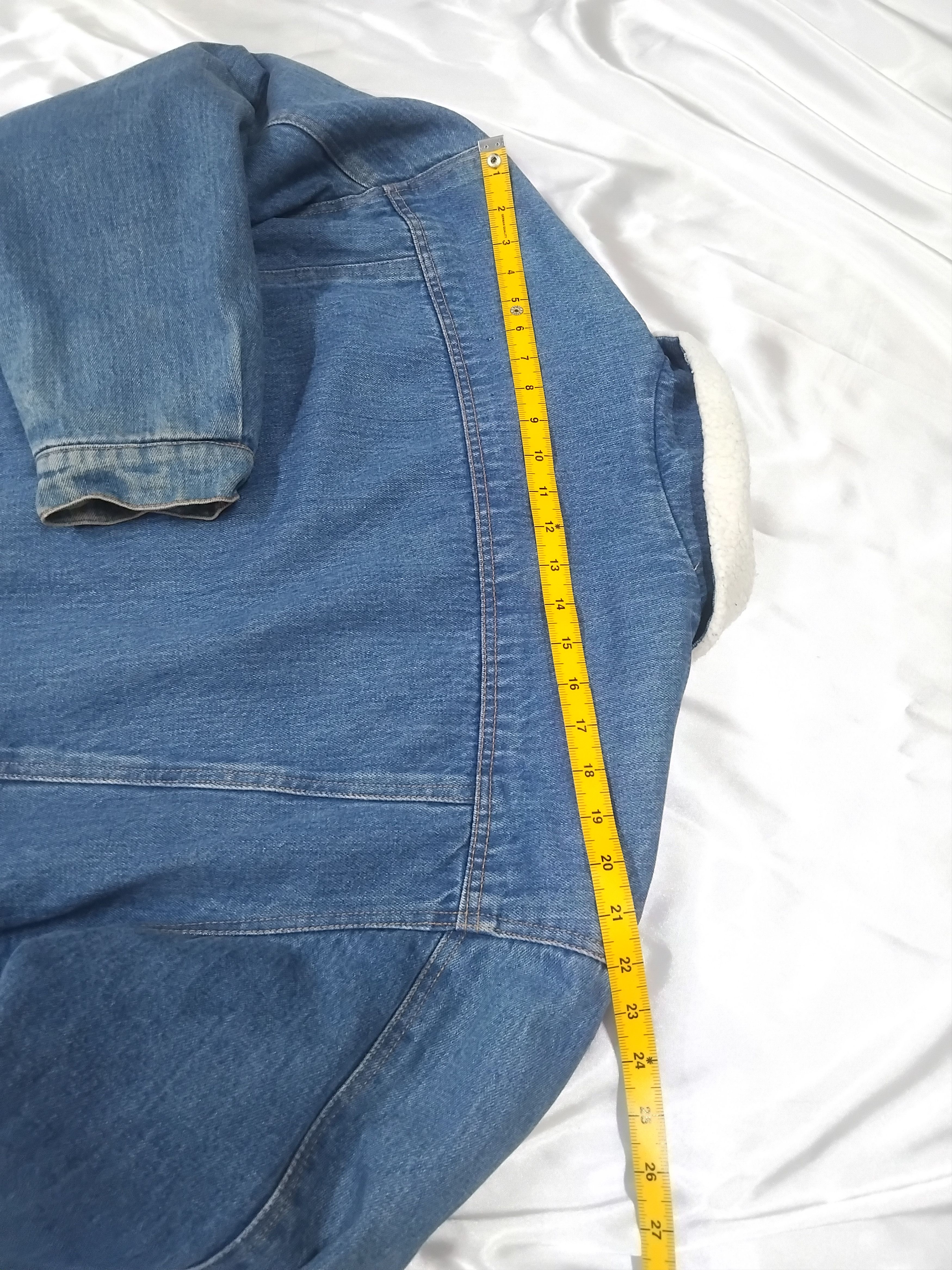 Japanese Brand Blue Colour unnamed Made in ITALY Sherpa Denim Jacket Size US L / EU 52-54 / 3 - 10 Thumbnail