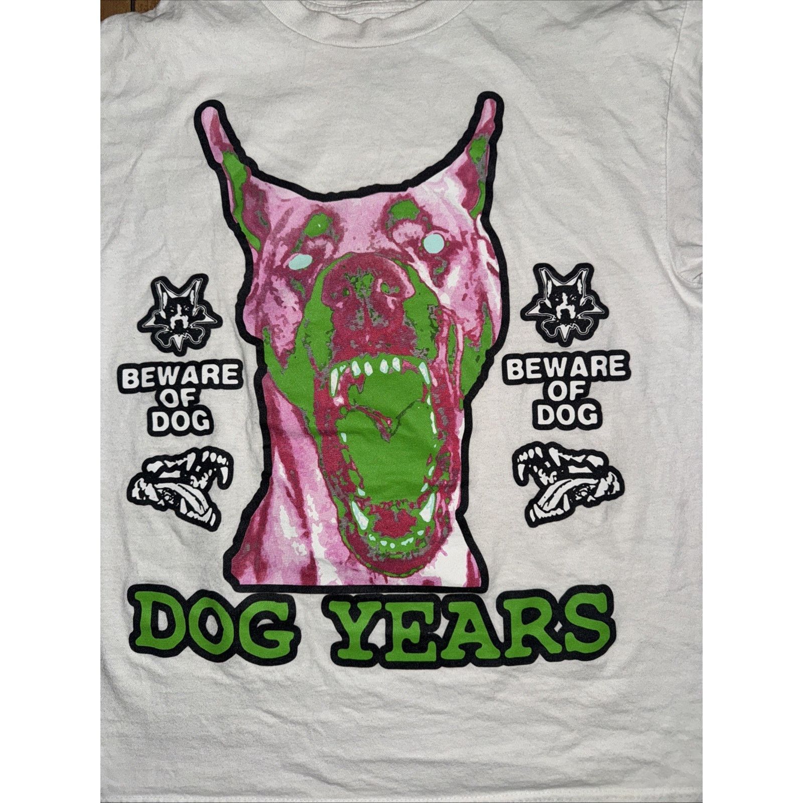 Band Tees × City Morgue × Vintage City Morgue Dog Years Graphic T-Shirt White Medium 19x24 Size US M / EU 48-50 / 2 - 2 Thumbnail